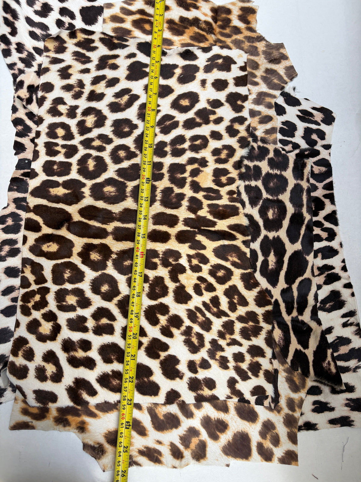 Leopard Print Leather Pieces Bundle of 4 *ONE-OFF*