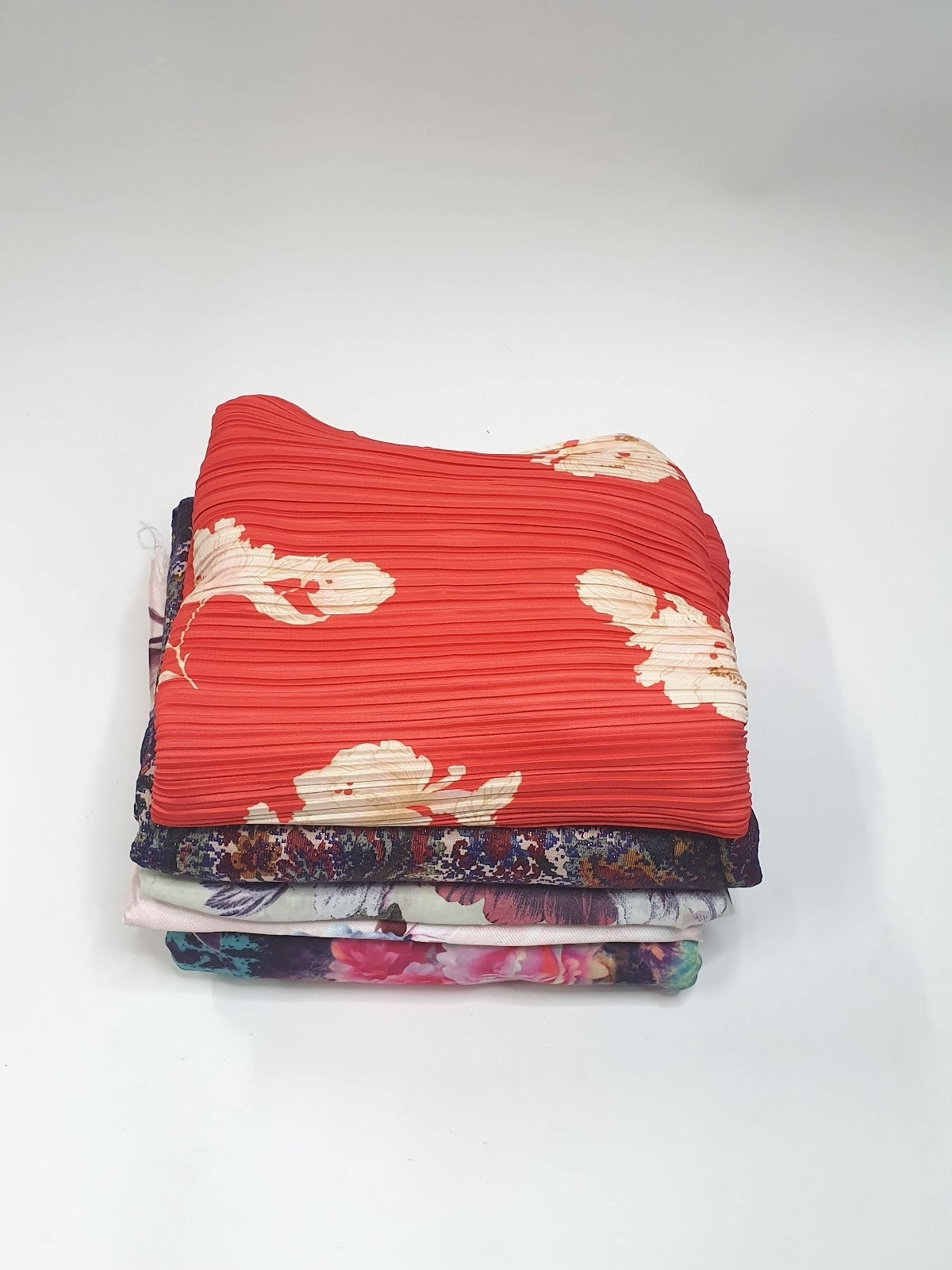 Fabric, Floral Prints Mix, Large Pieces