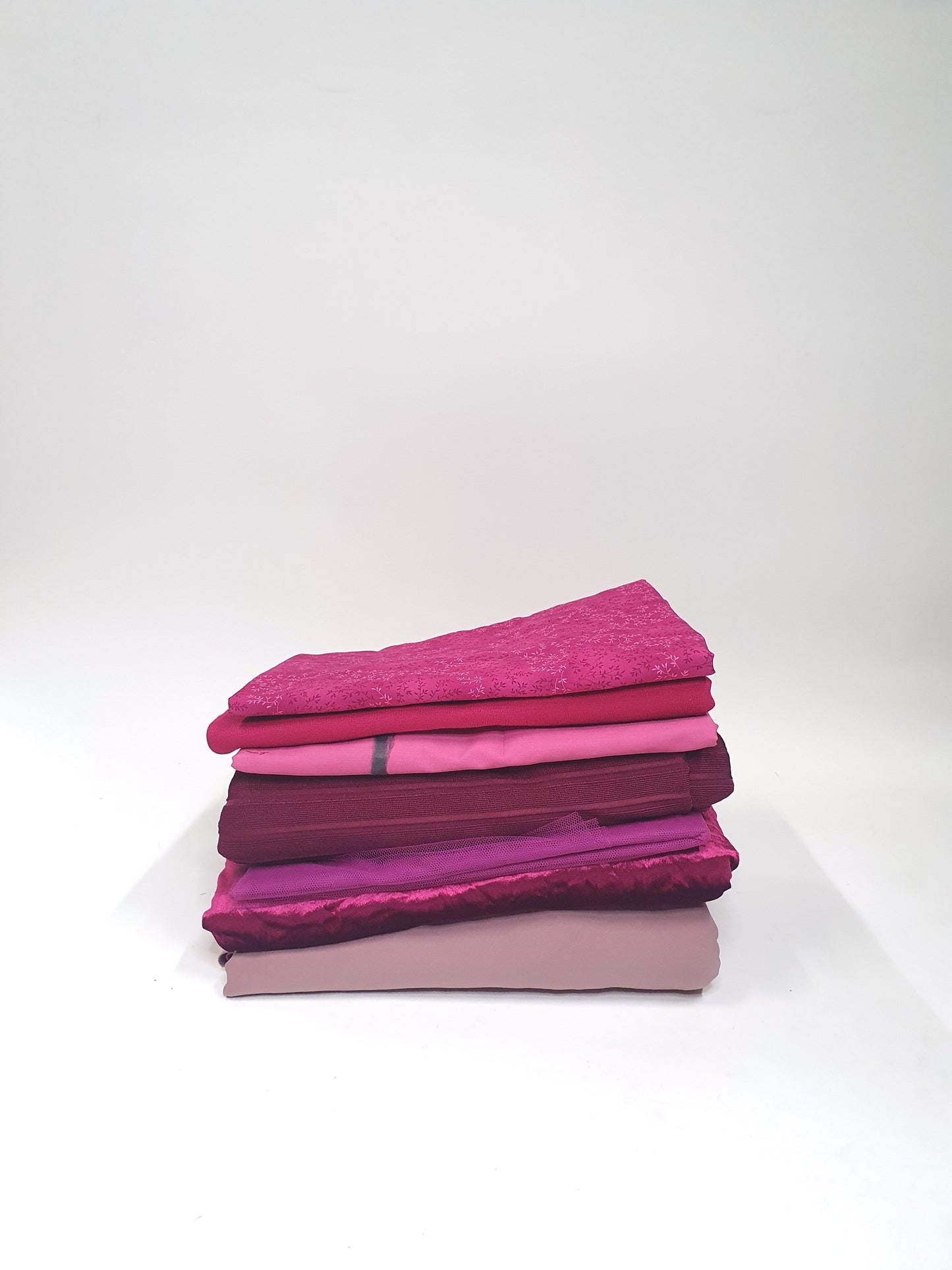 Fabric, Pink Mix, Large Pieces