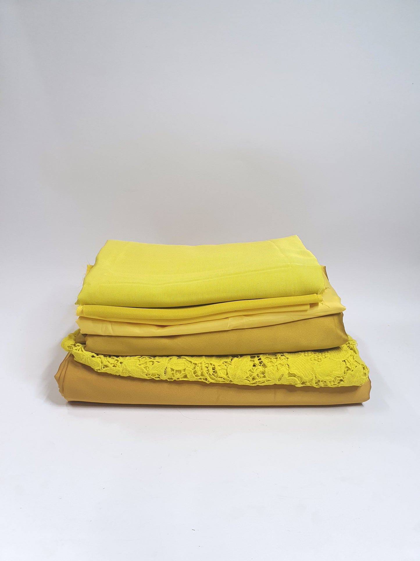 Fabric, Yellow Mix, Large Pieces