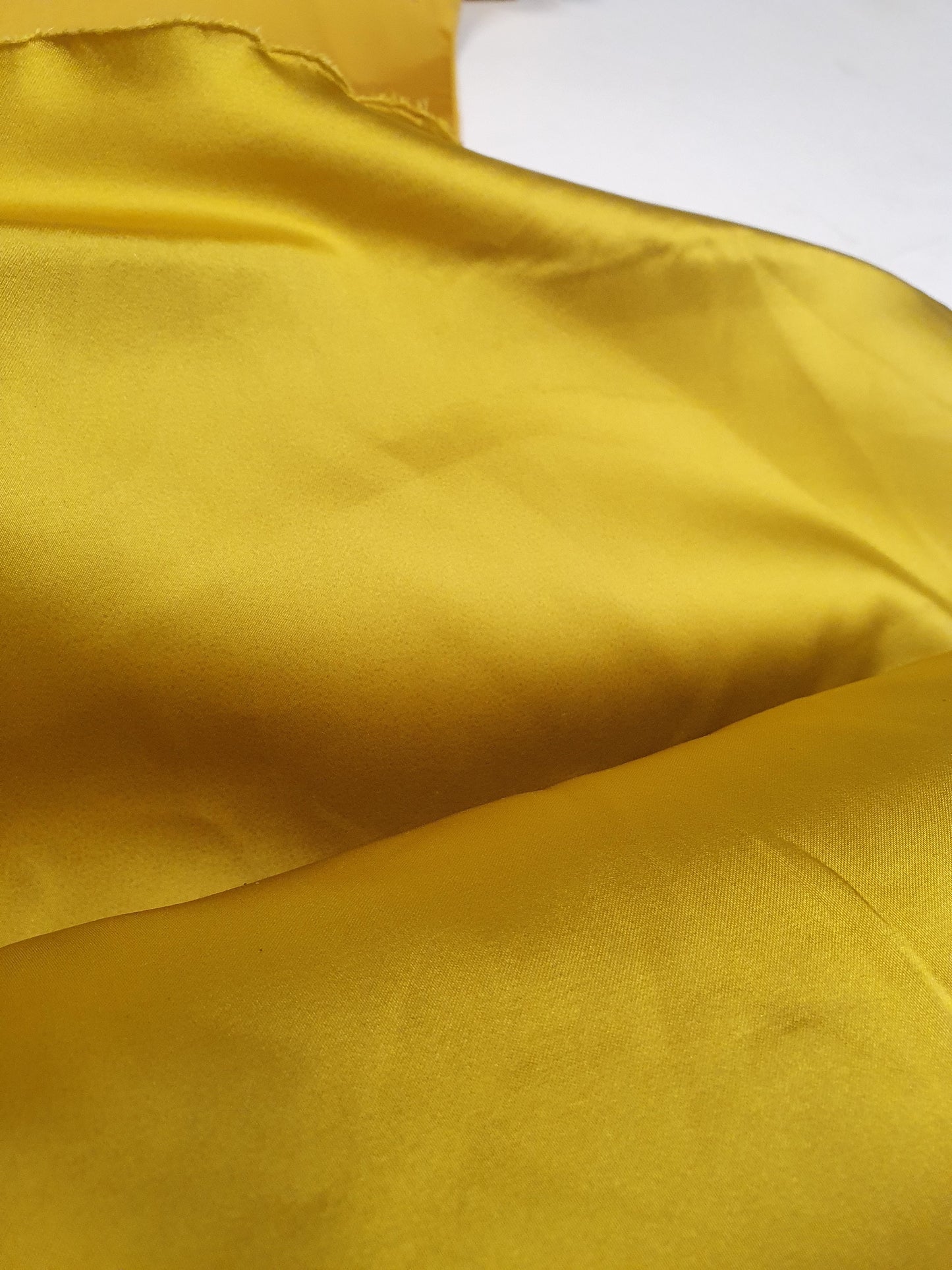 Fabric, Satin Twill, Mustard/Gold