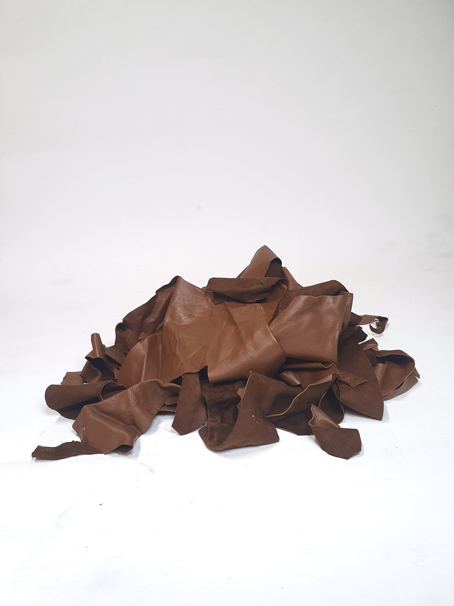 Leather, Offcuts, Light Brown