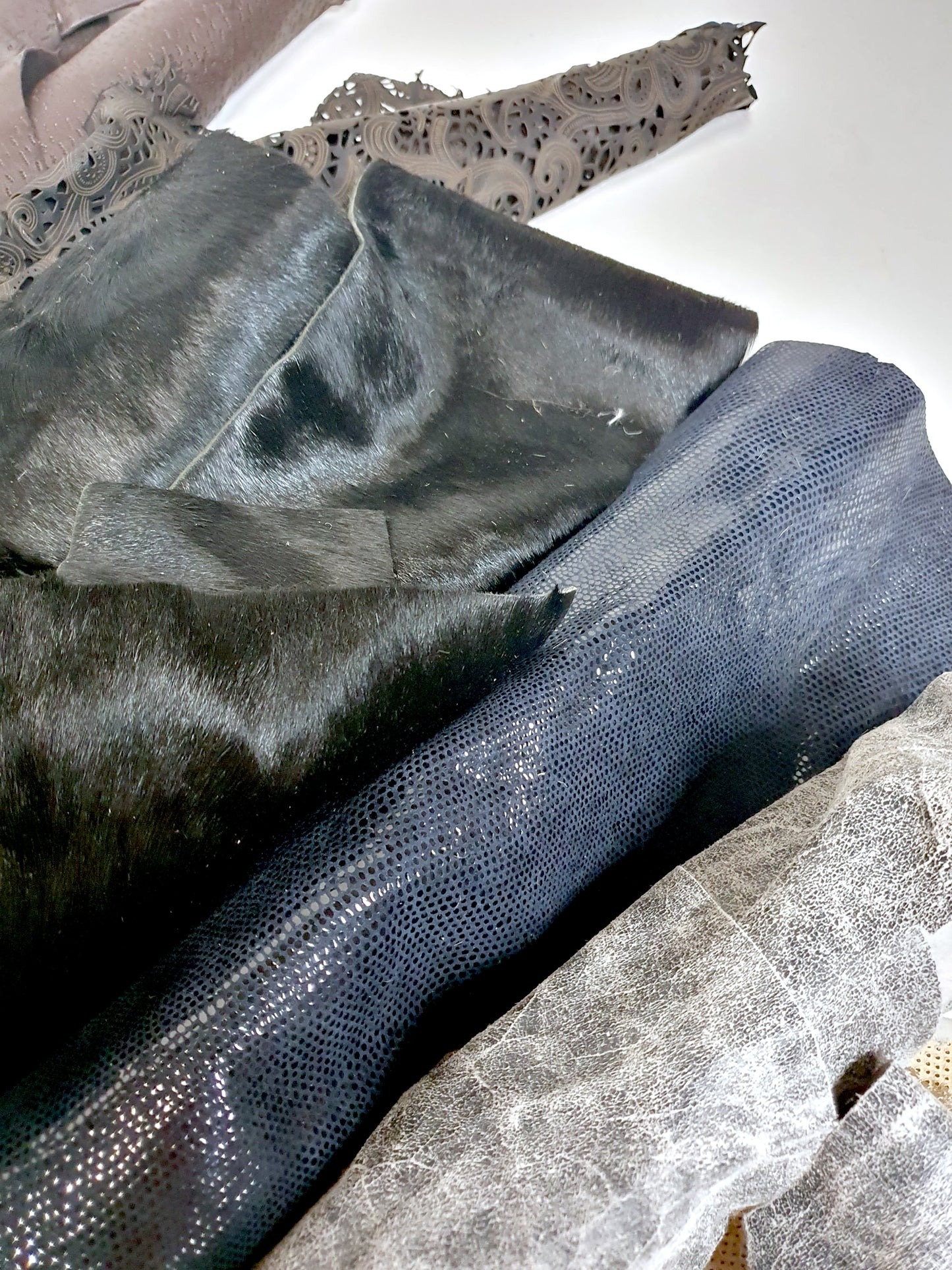 Leather, Offcuts, Special Finishes Mix