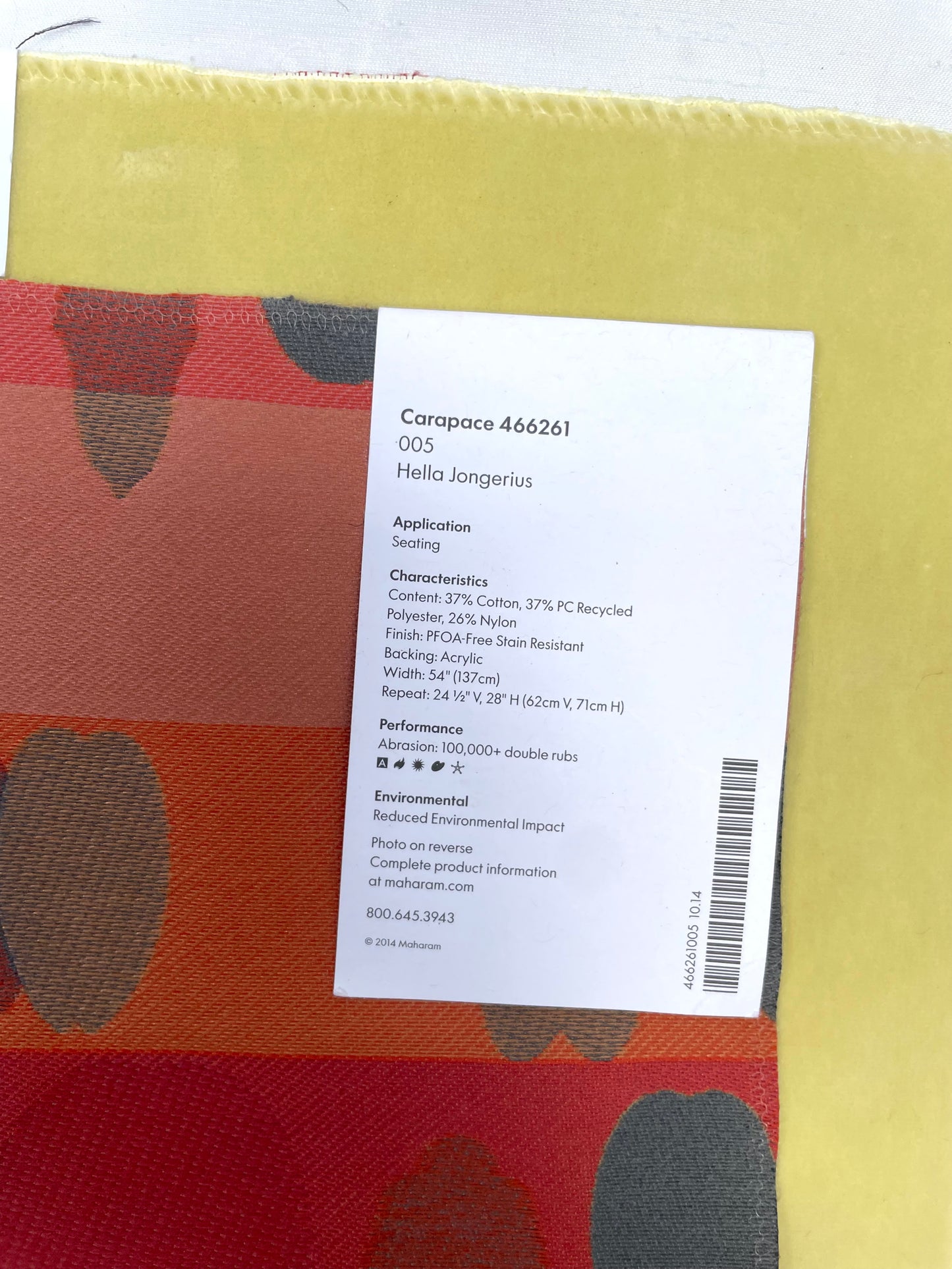 Colourful Fabric Sample Bundle of 14 from MAHARAM *ONE-OFF*