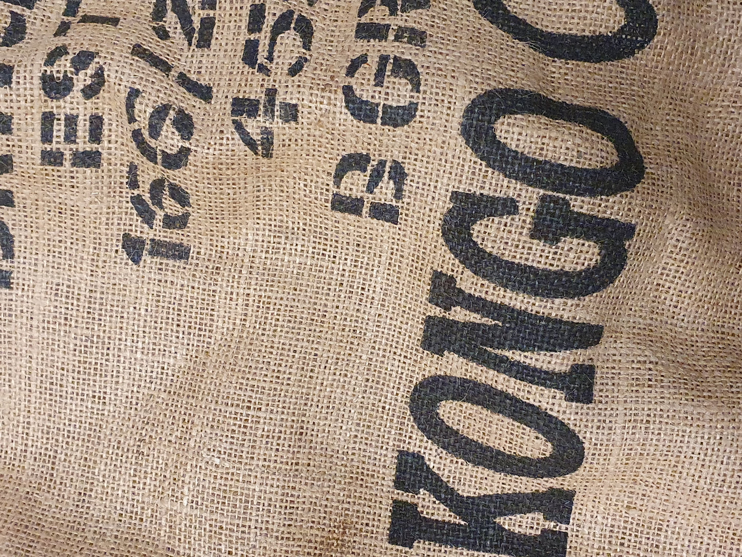 Fabric, Hessian Coffee Bags Jute Sack, Printed