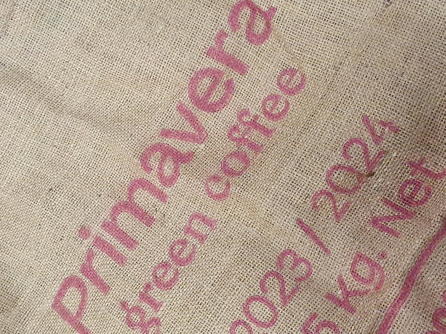 Fabric, Hessian Coffee Bags Jute Sack, Printed