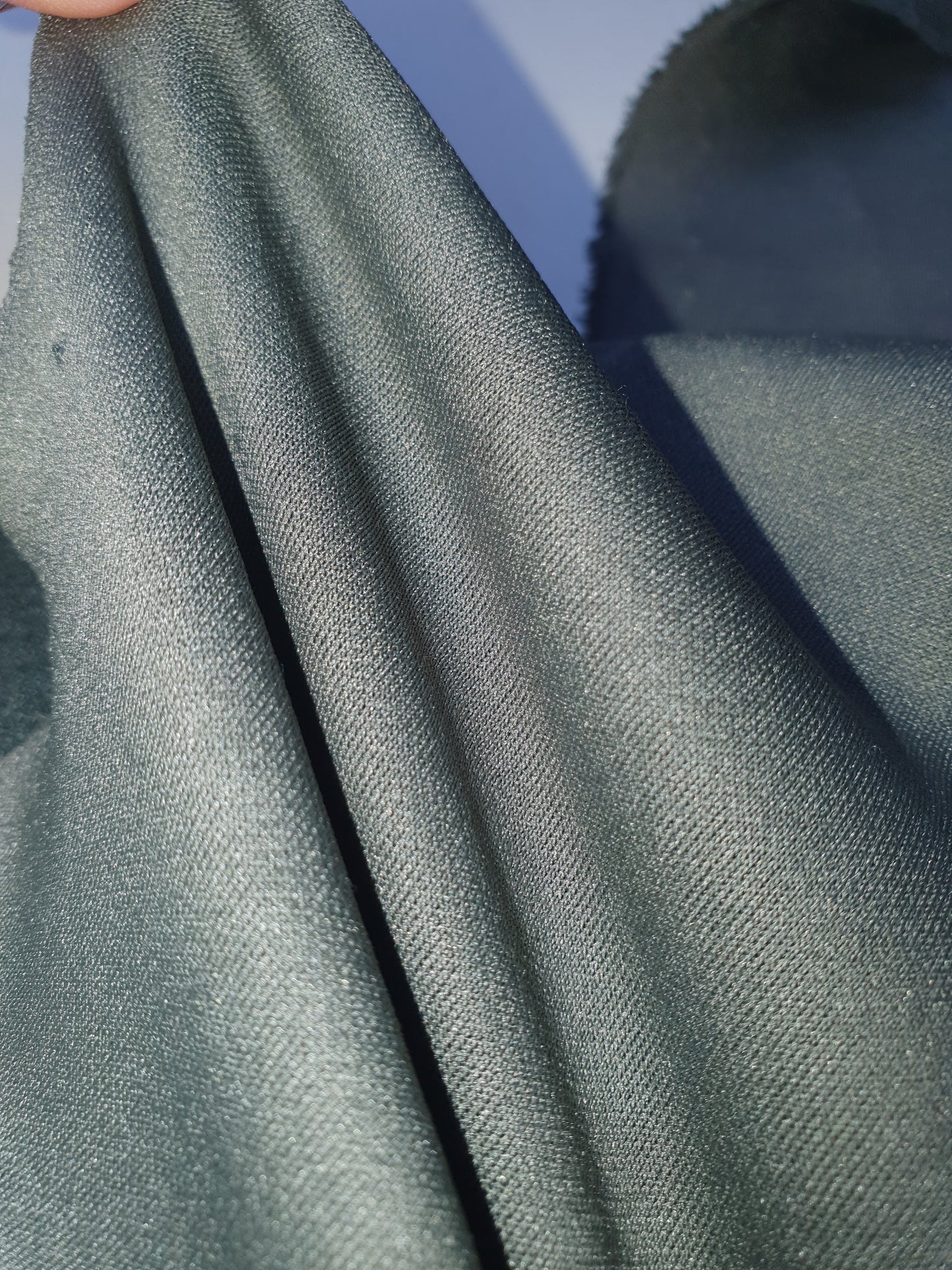 Fabric, Textured, Jersey, Dark Green