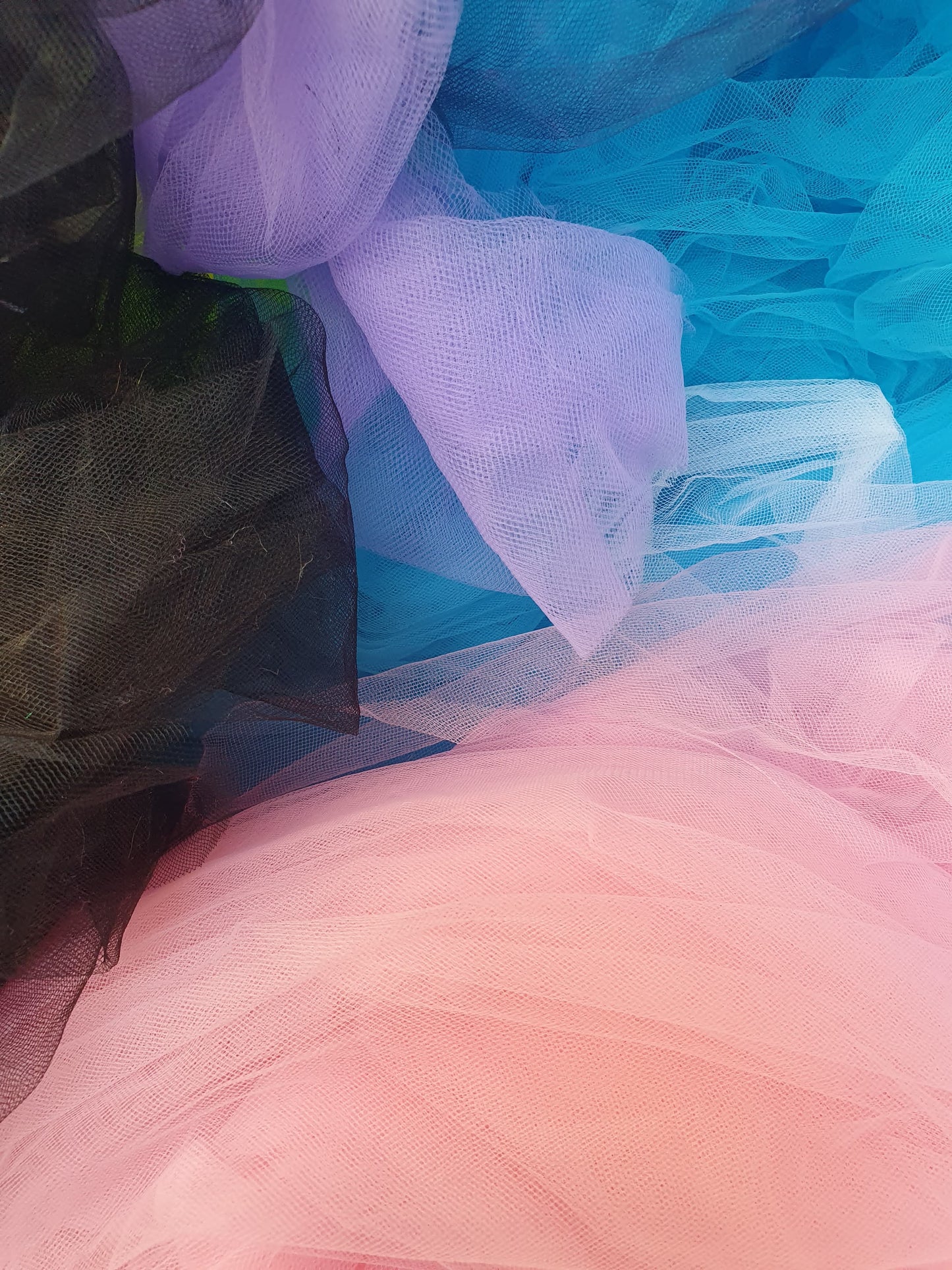 Fabric, Mesh Tulle, Colourful Mix