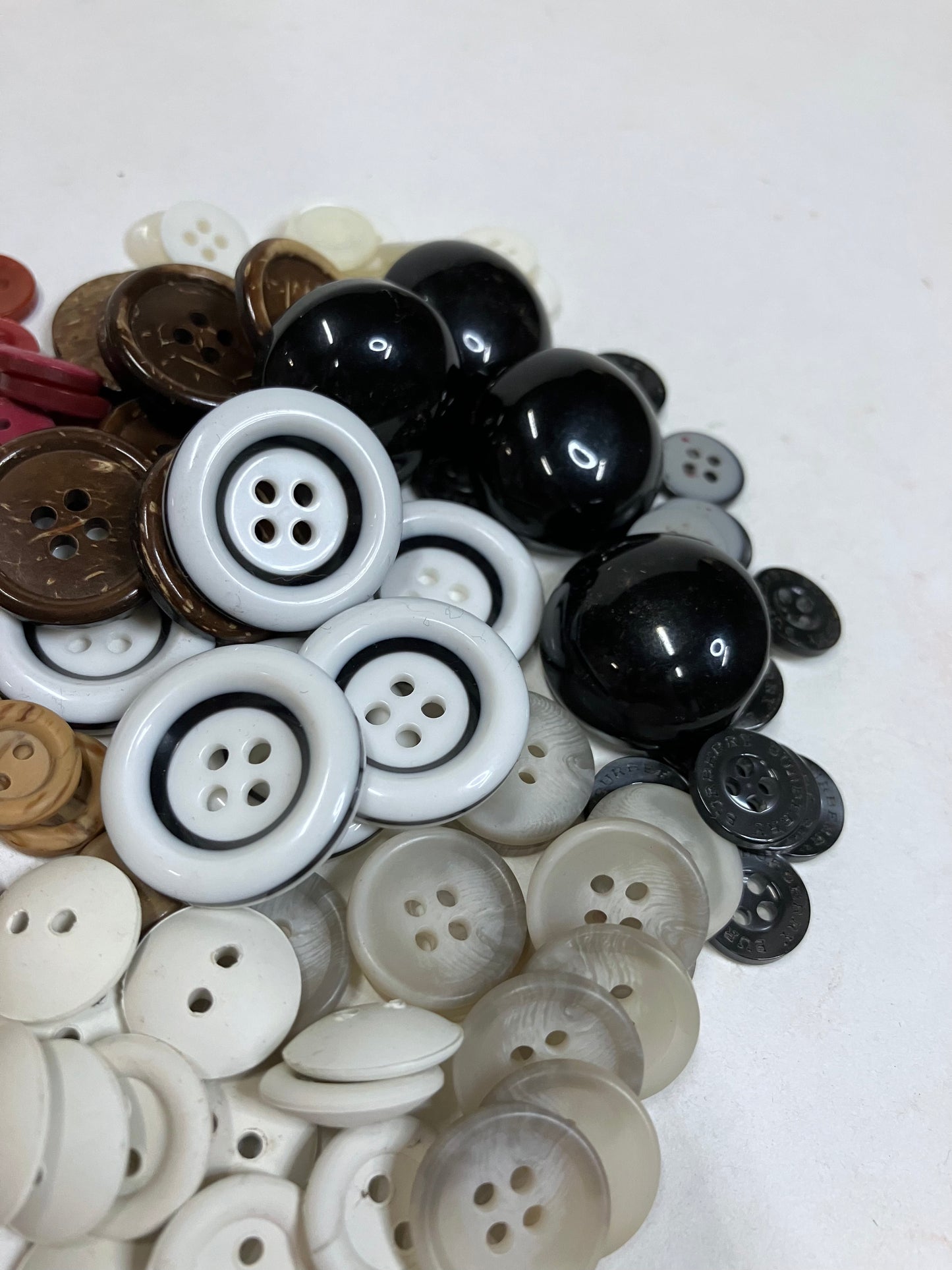 Buttons, Plastic, Mix