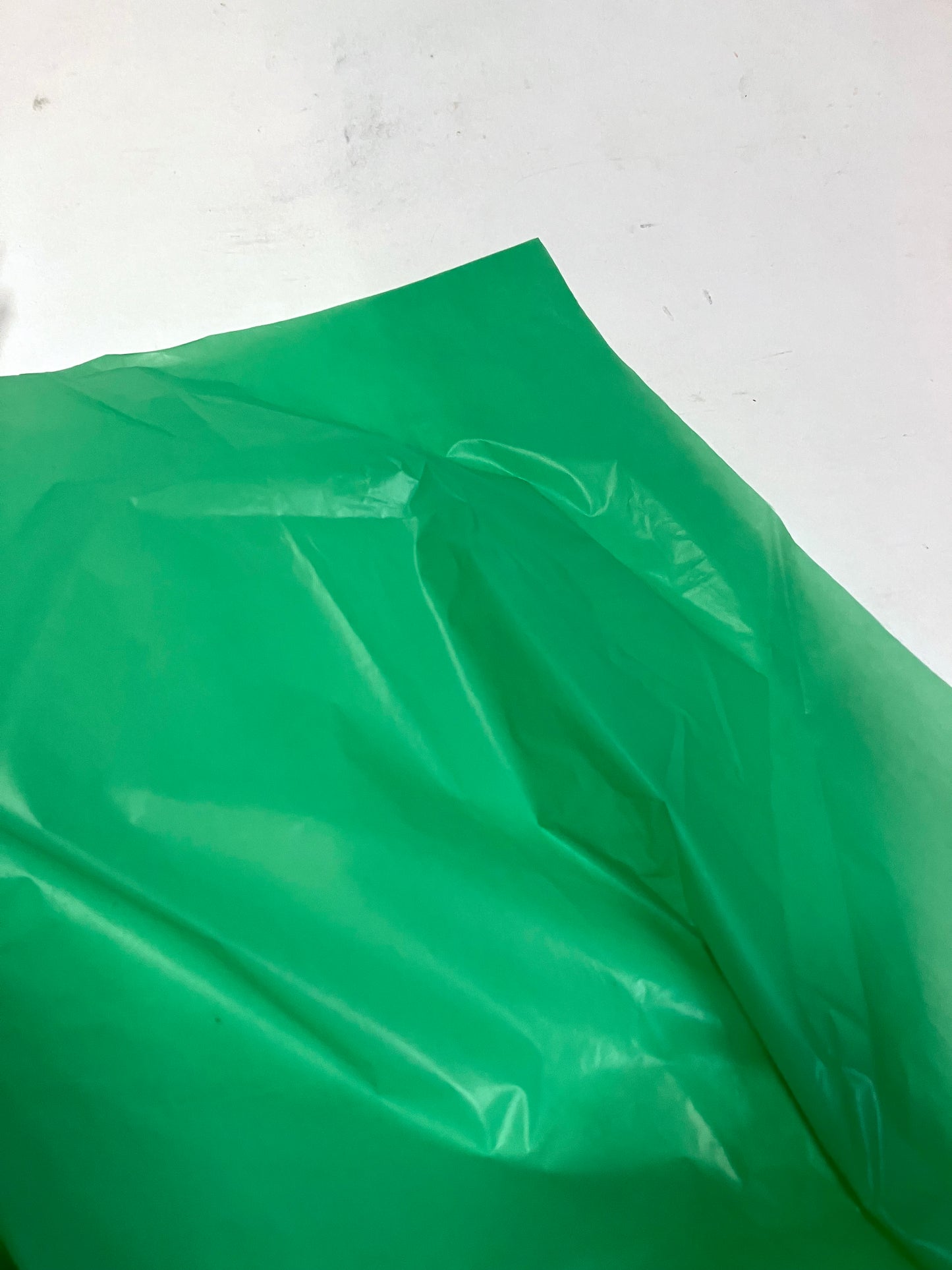 Plastic, Firm, White/Red/Green