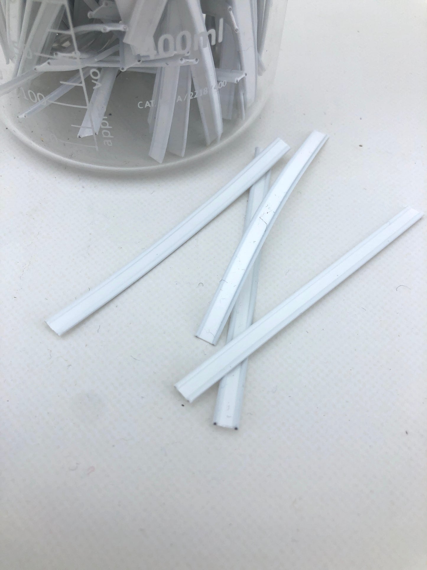 Twist Ties, White
