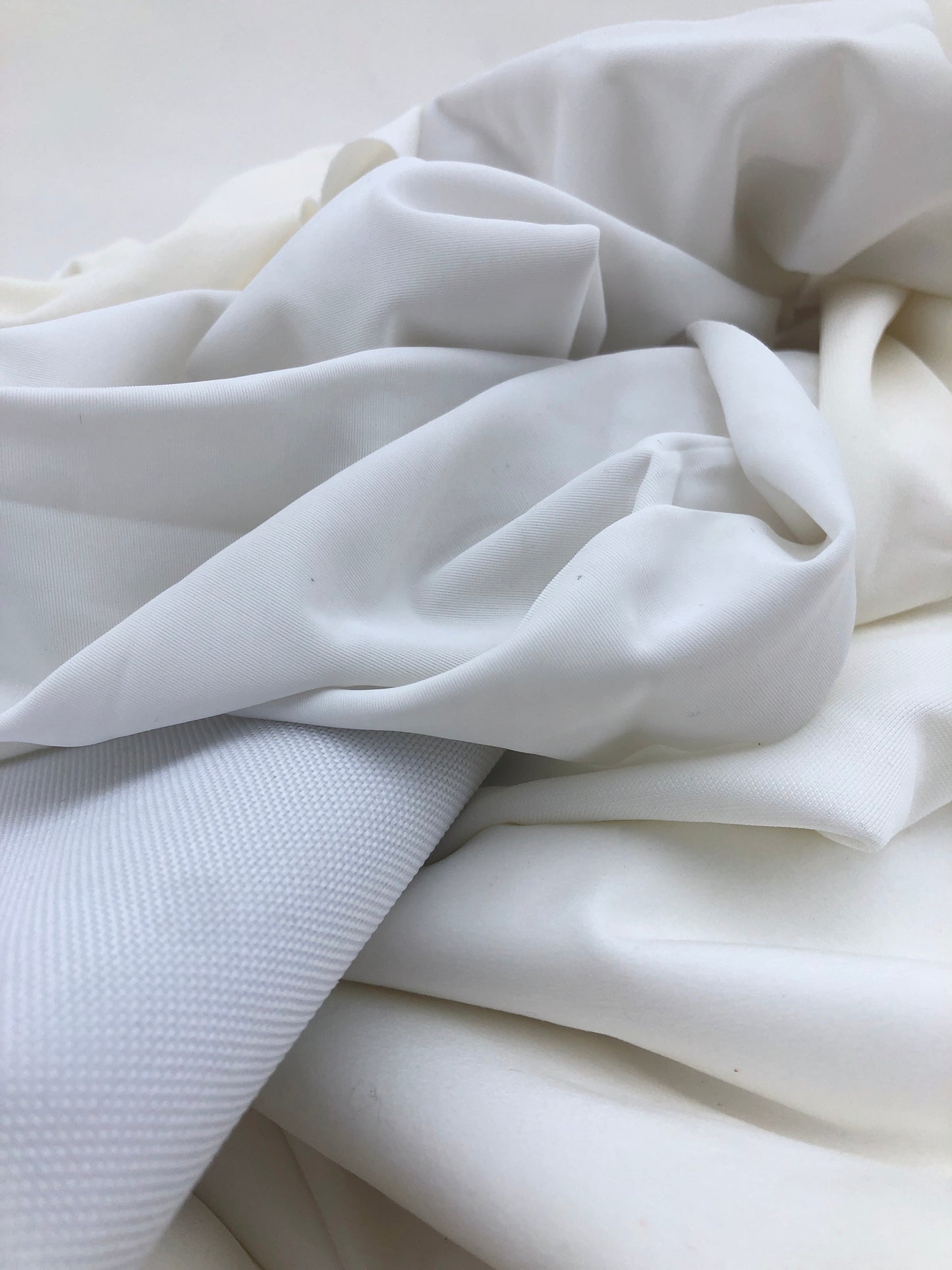 Fabric Pieces, White
