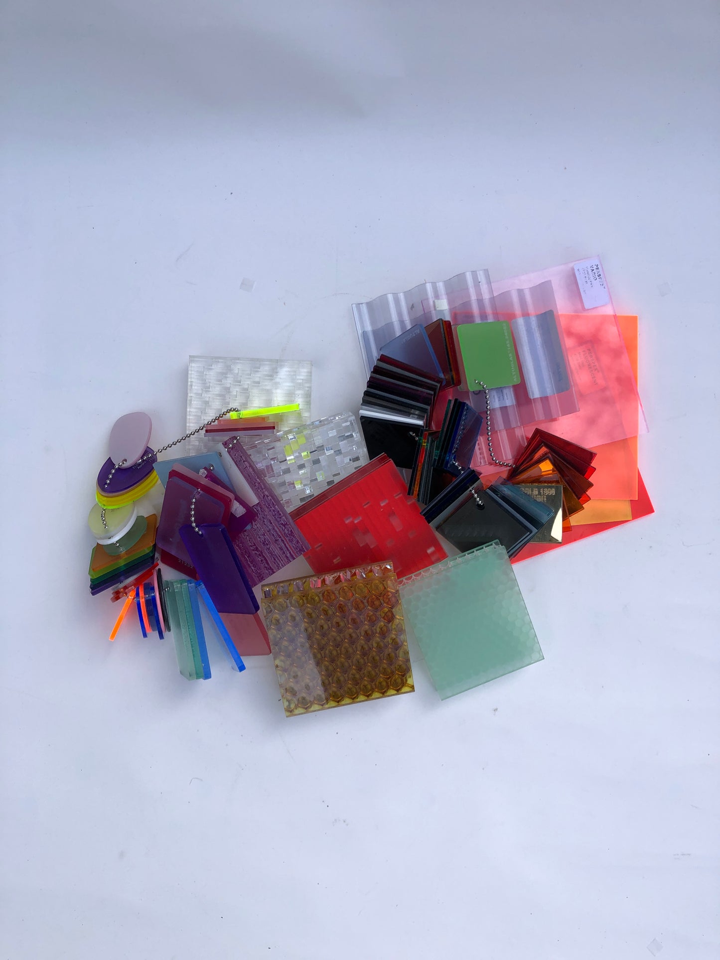 Plastic Samples, Colourful Mix