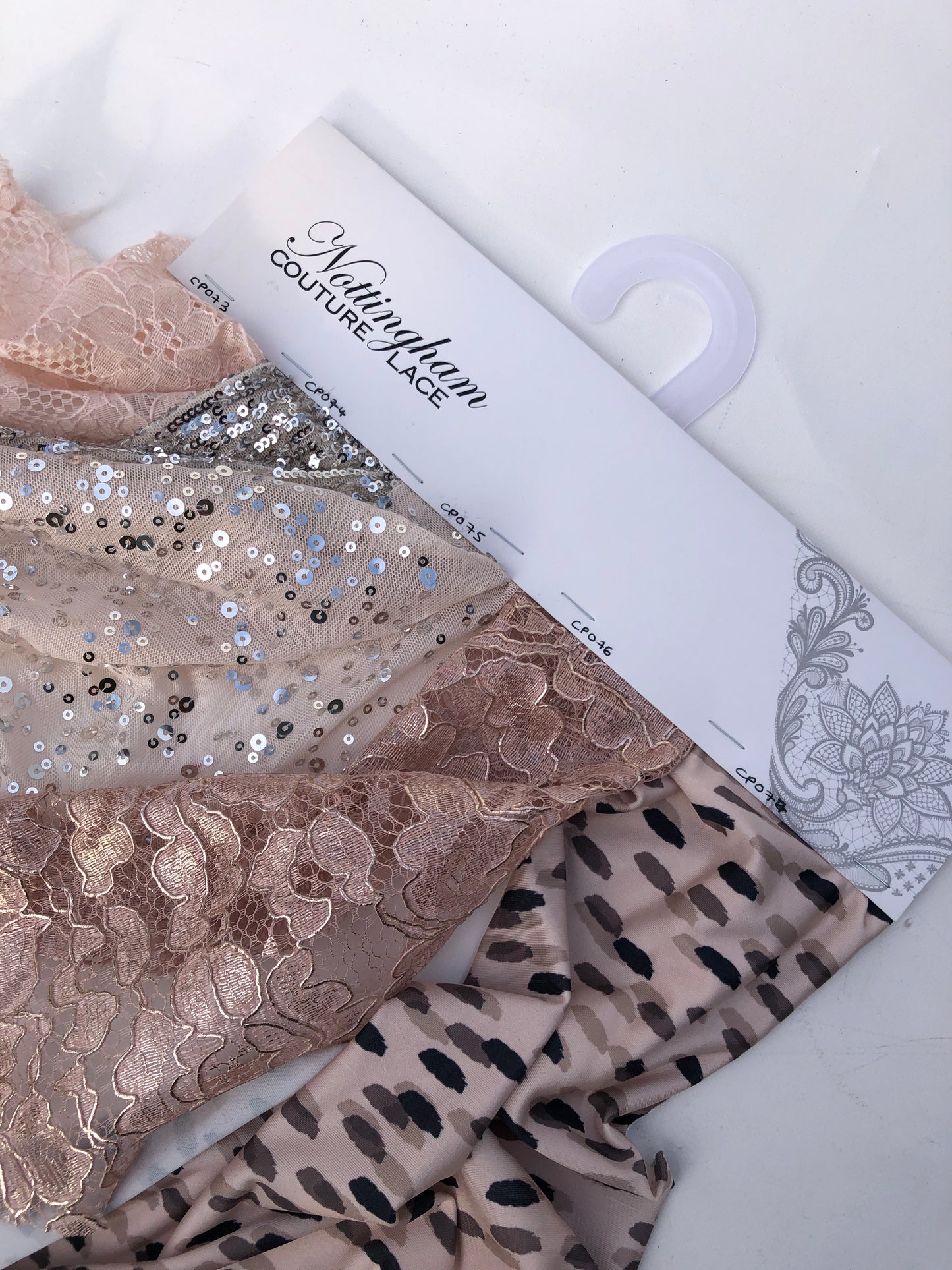 Couture Lace, Blush Pink & Nude