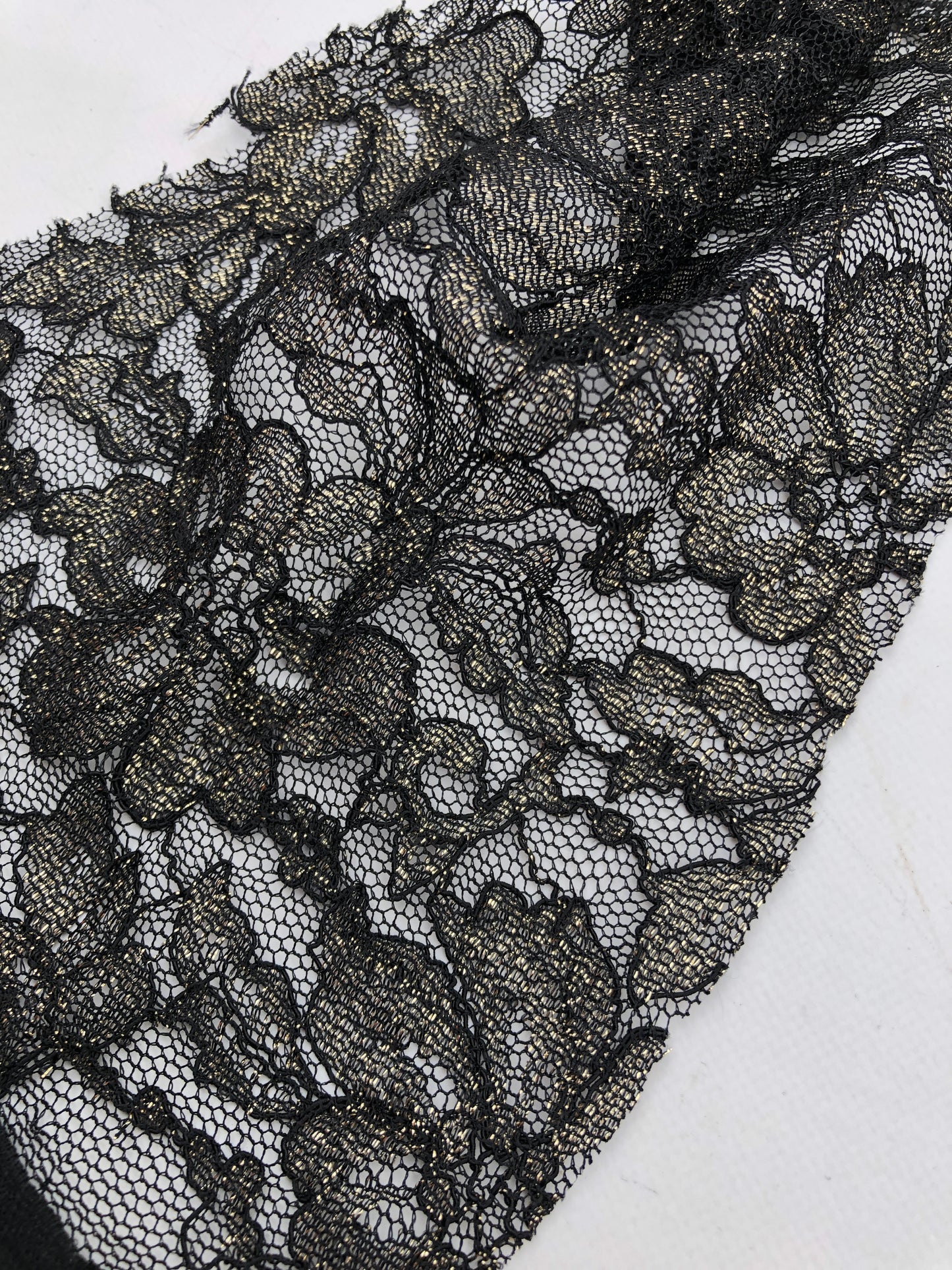 Couture Lace, Black with Gold & Nude with Silver