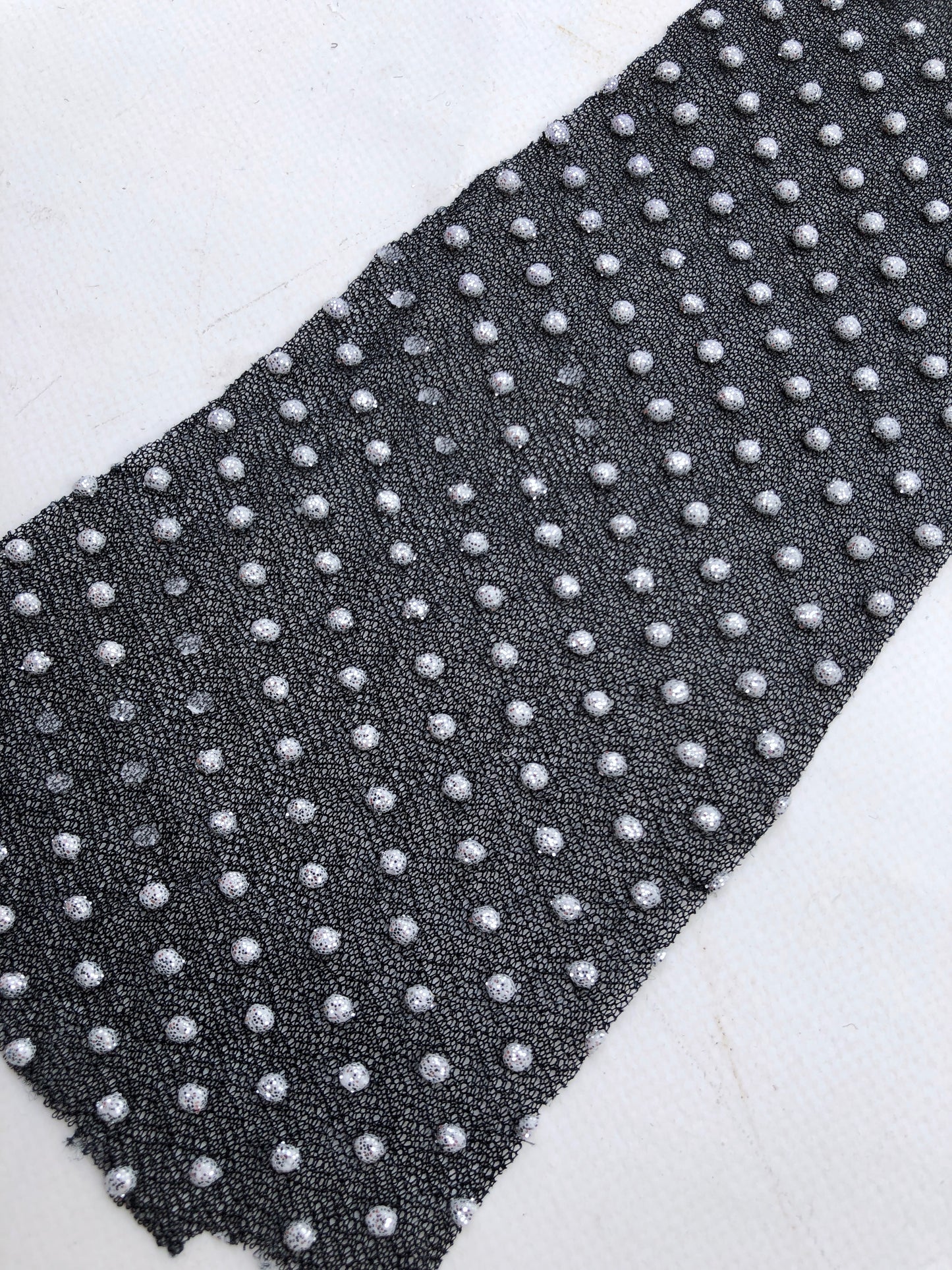 Couture Lace, Black Glitter
