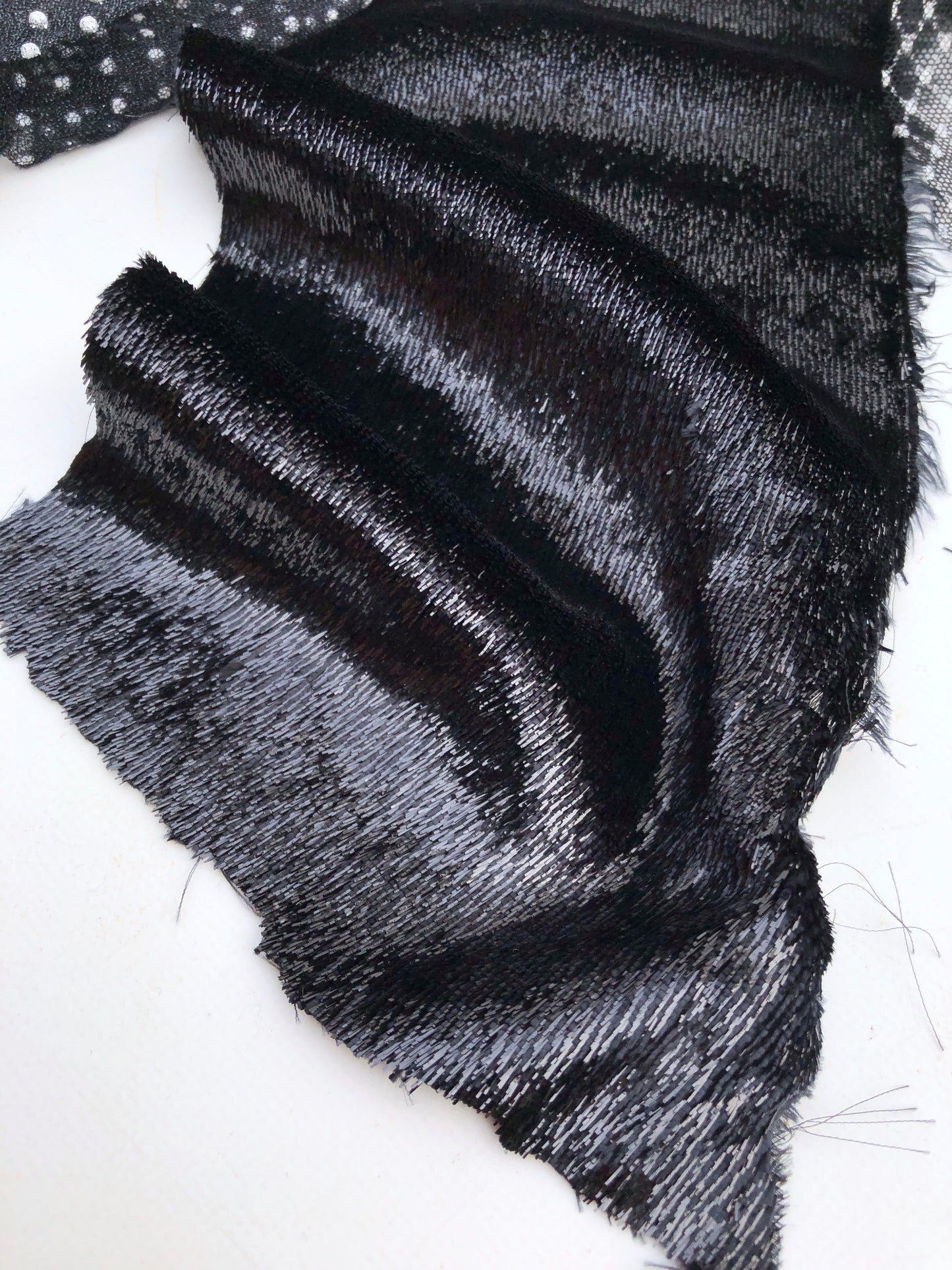 Couture Lace, Black Glitter