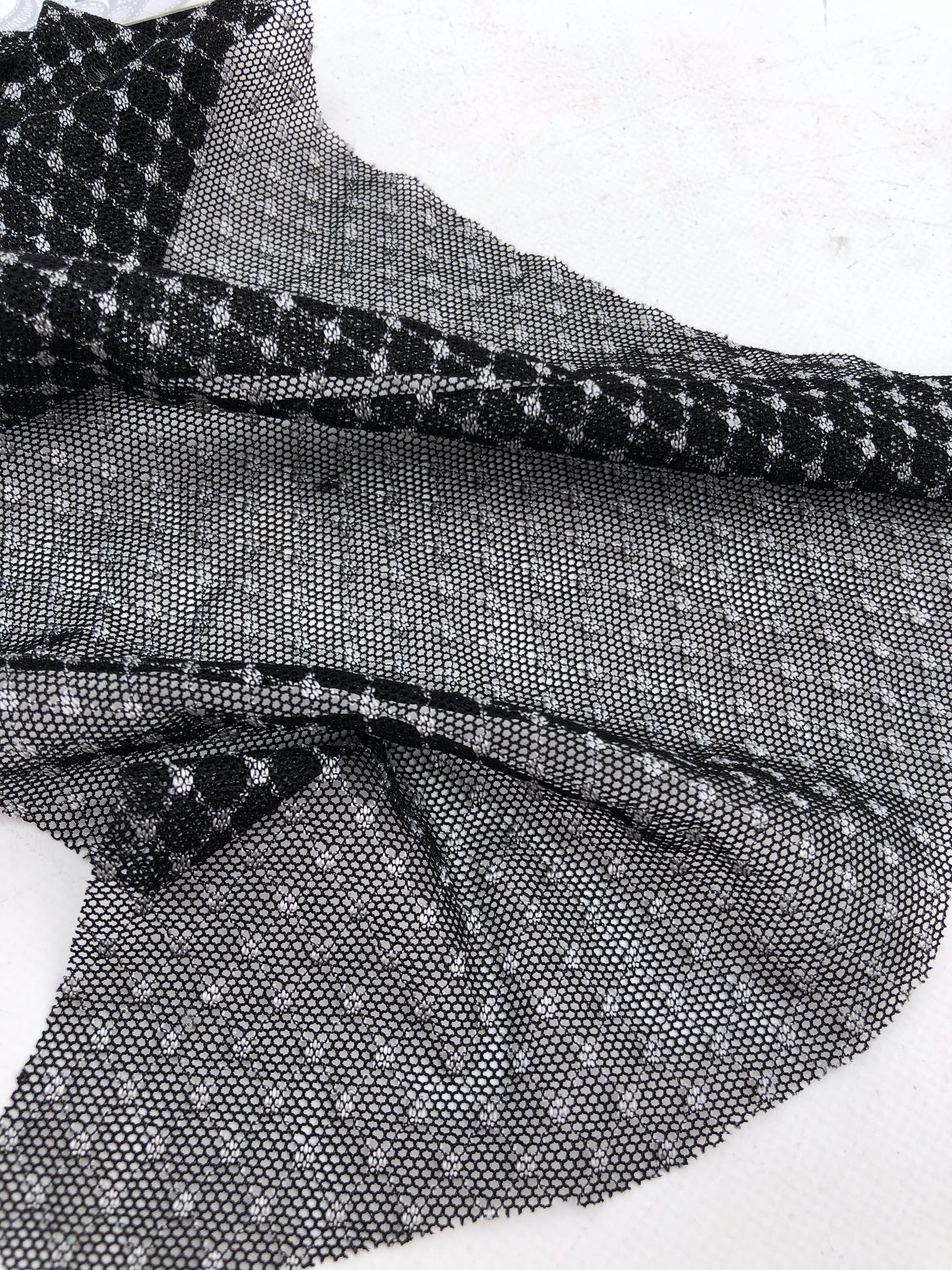 Couture Lace, Black Glitter