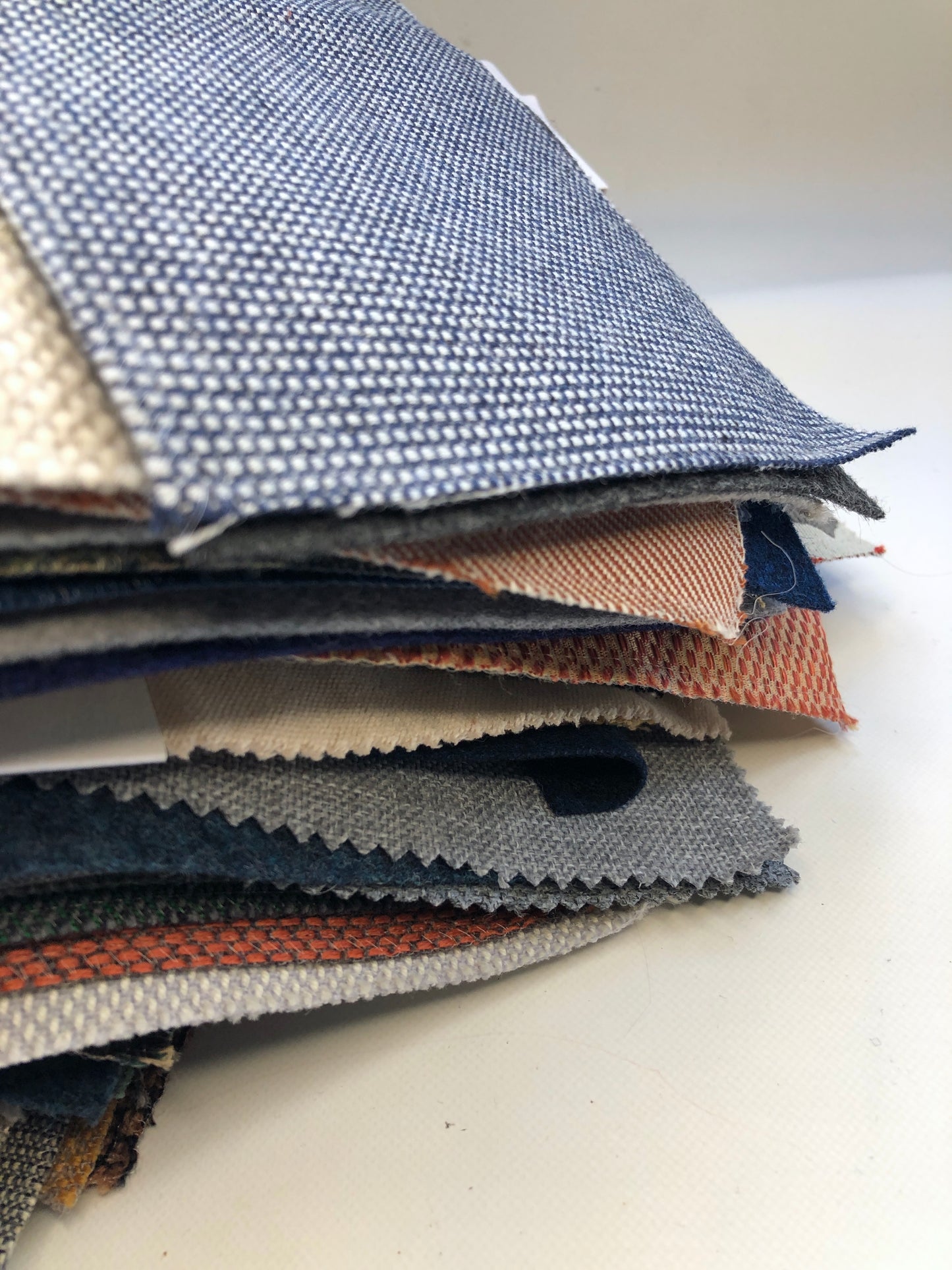 Fabric Swatches, Mixed Colours