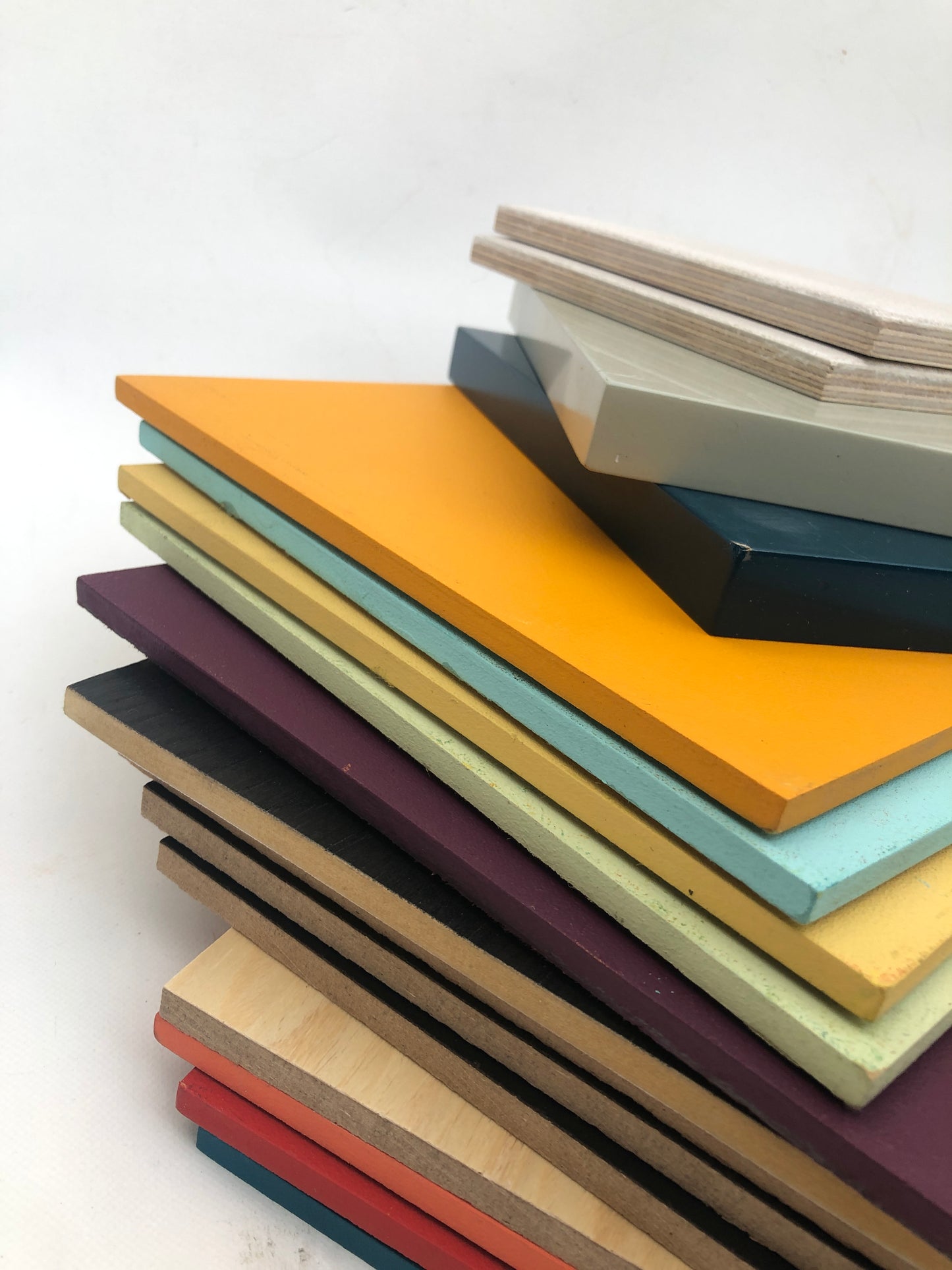 Wood Samples, Coated