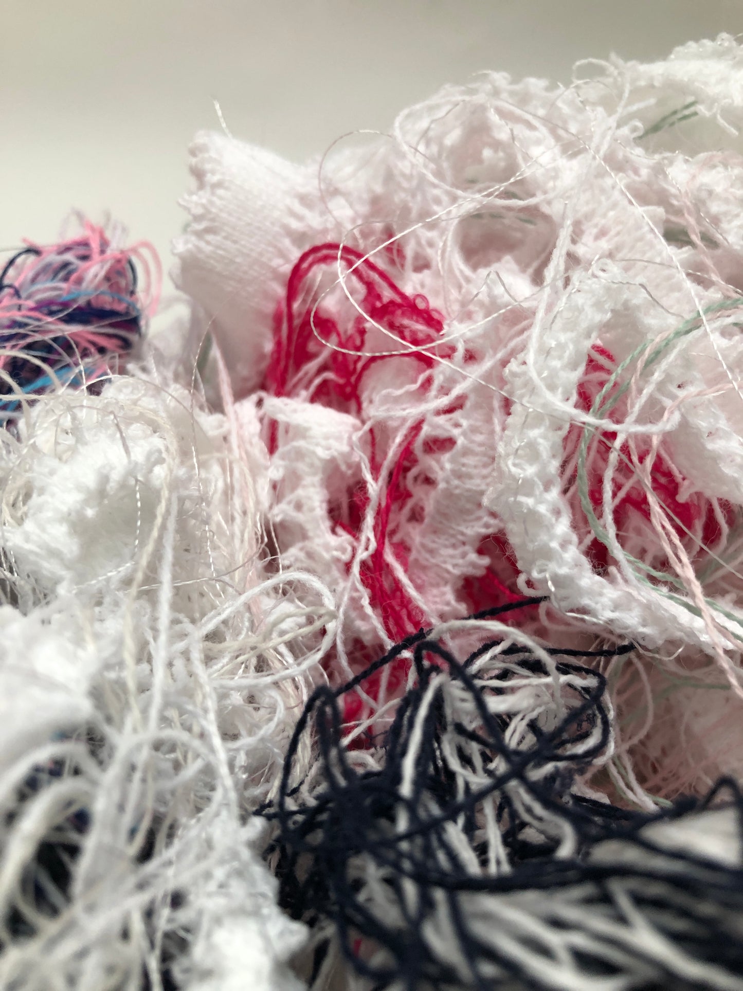 Yarn Fiber Leftovers