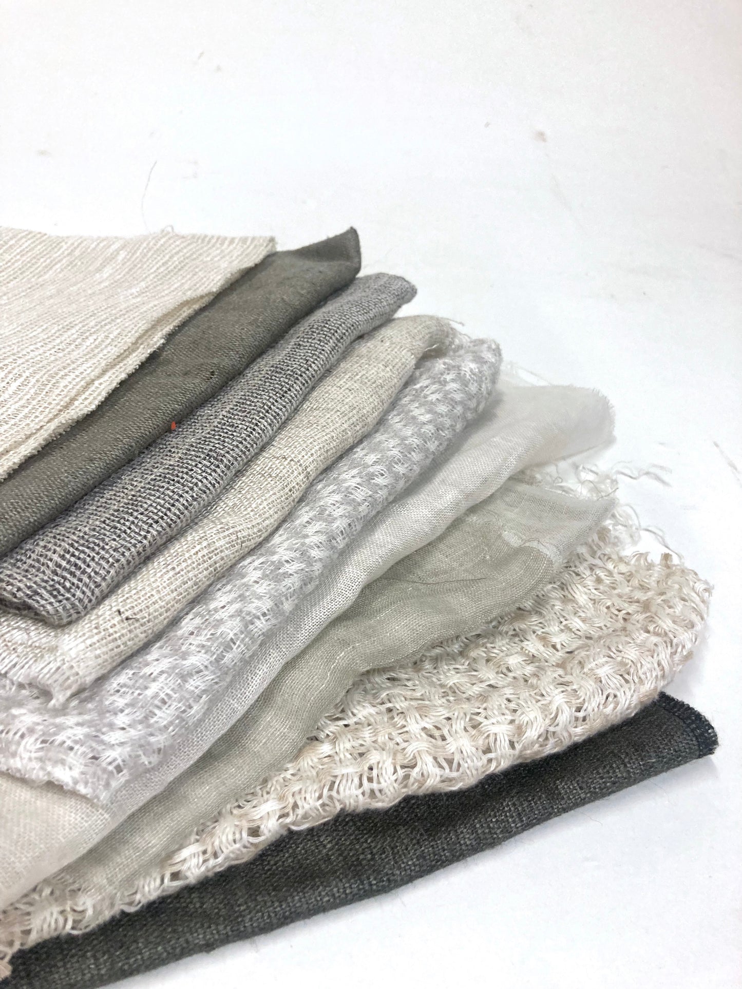Fabric, Medium Pieces, Lightweight, Neutral Colour Mix