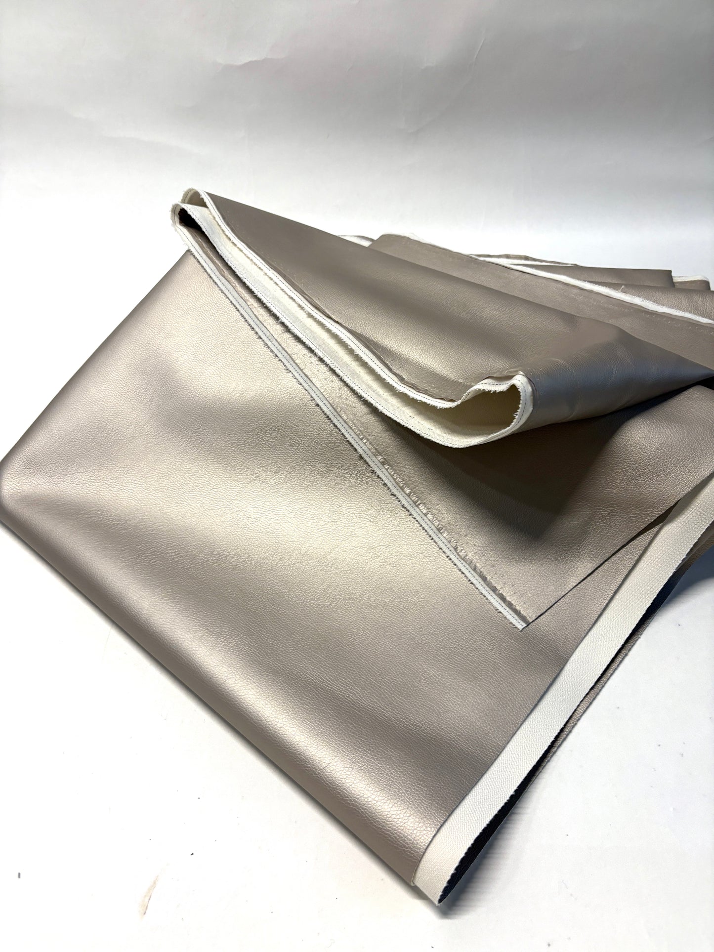 Faux Leather, Metallic Bronze, Large Pieces