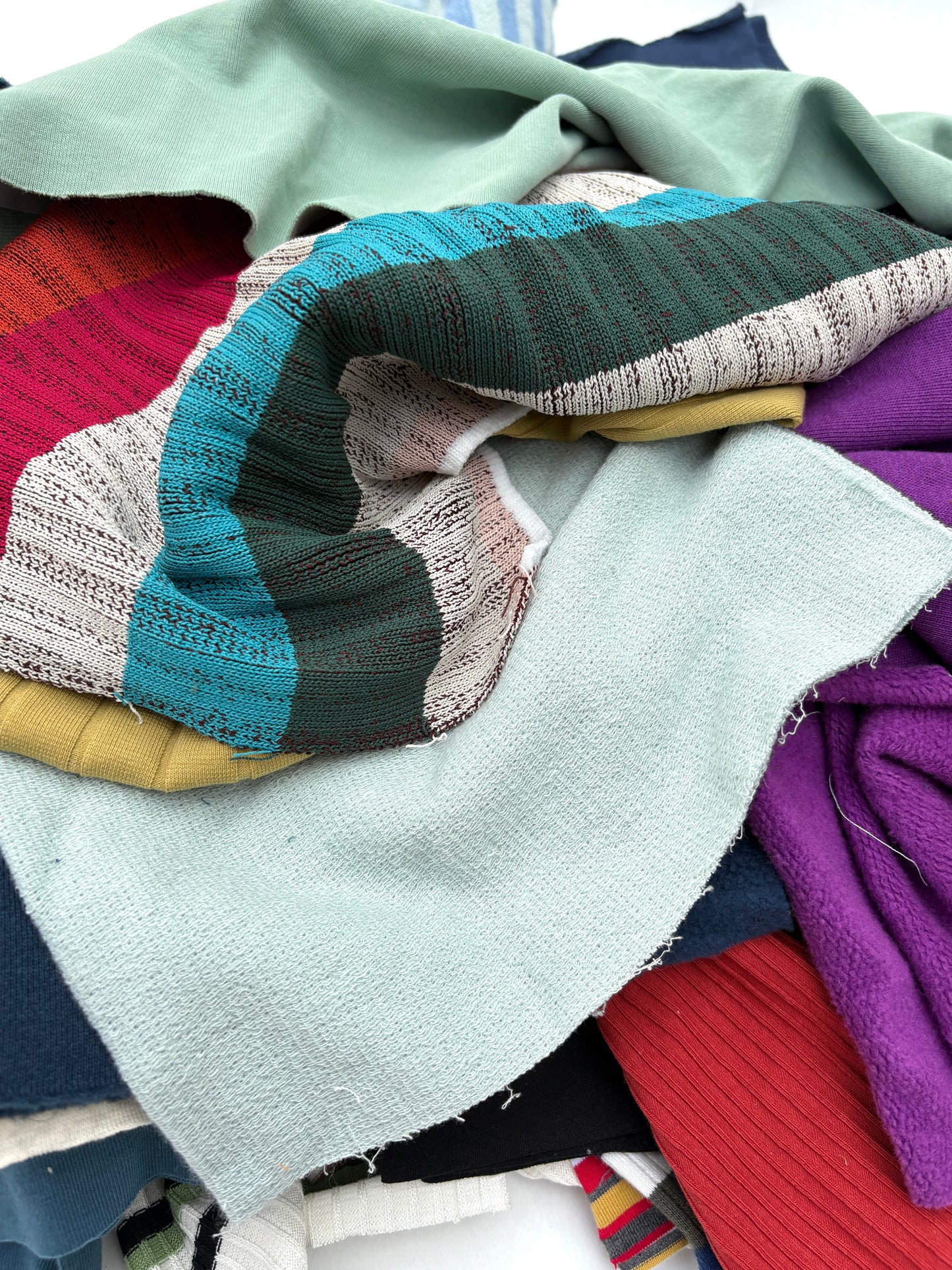 Jersey Sample/Offcuts Set, Colourful, Mixed Bundle