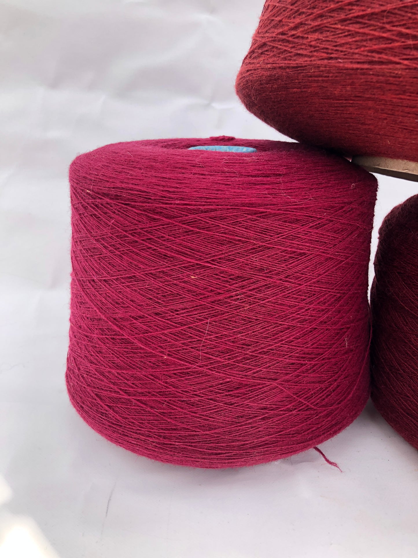 Yarn Cones, Dark Red