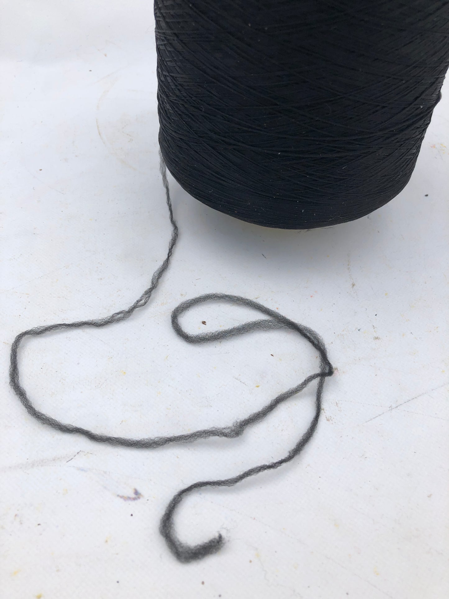 Yarn Cones, Black, Synthetic
