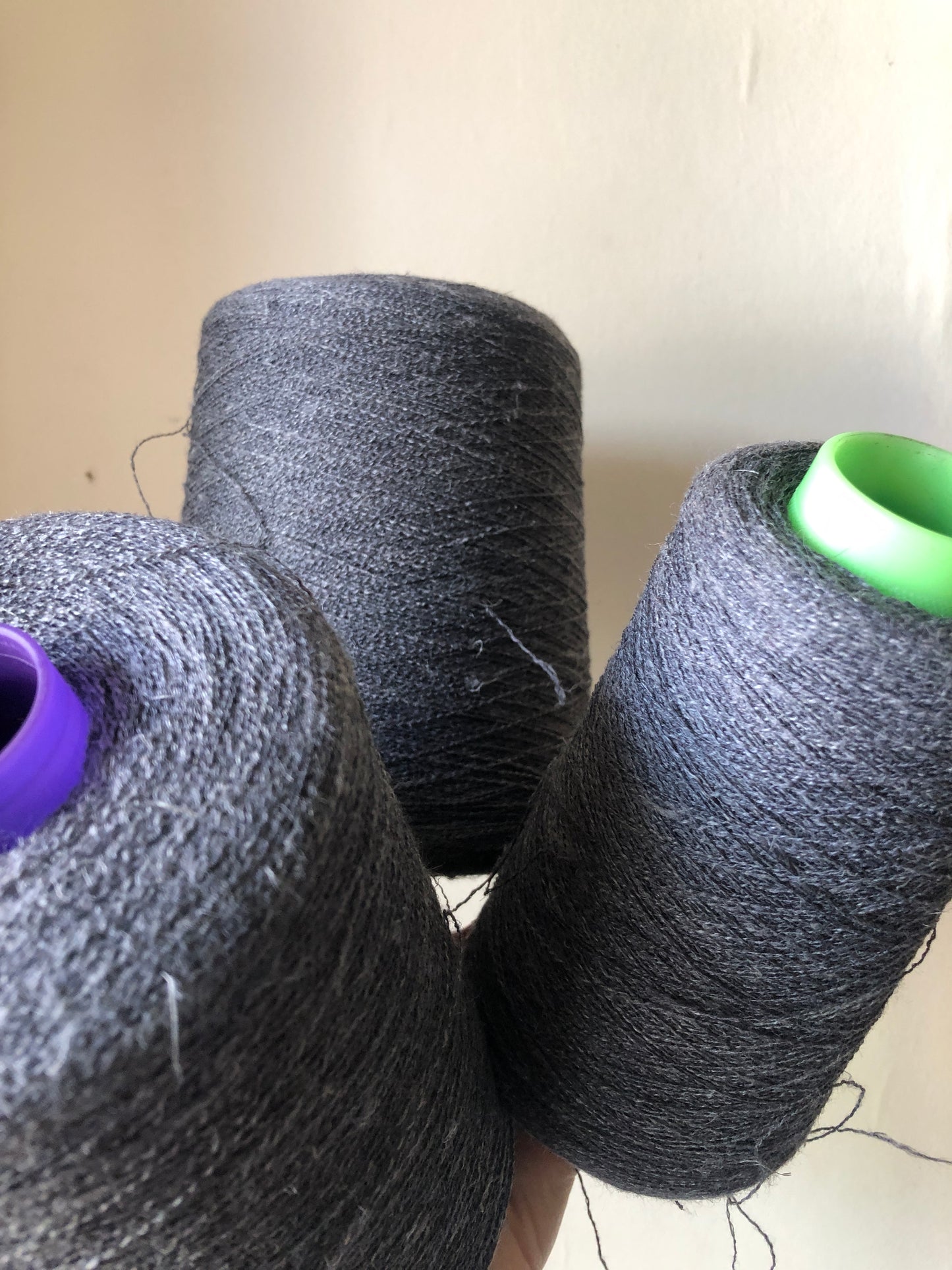 Yarn Cones, Grey, Mix