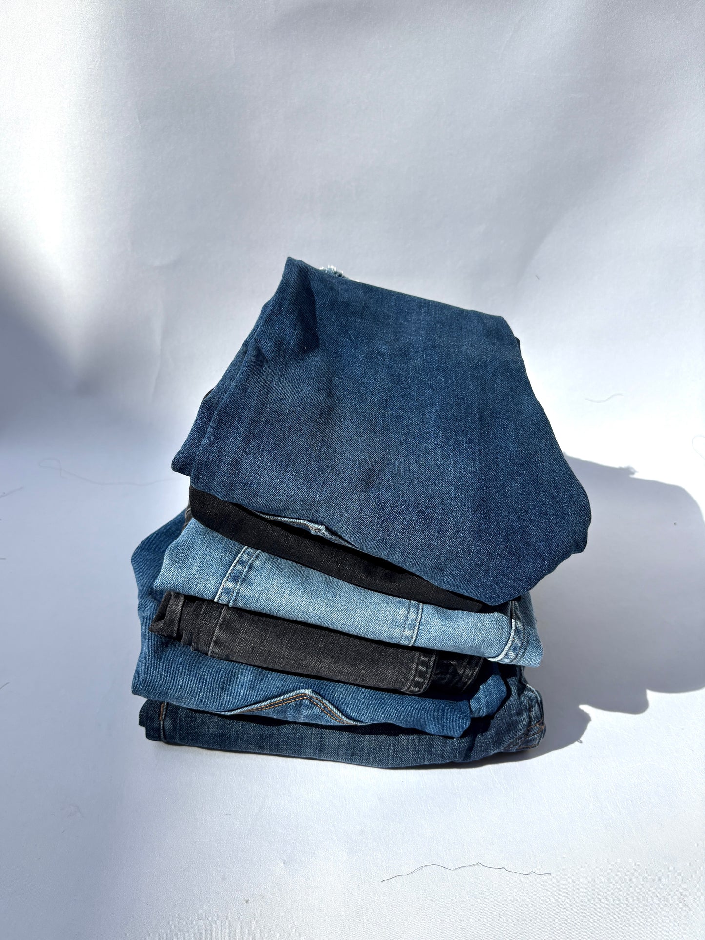 Denim Fabric, Jeans Sample, Mixed Bundle