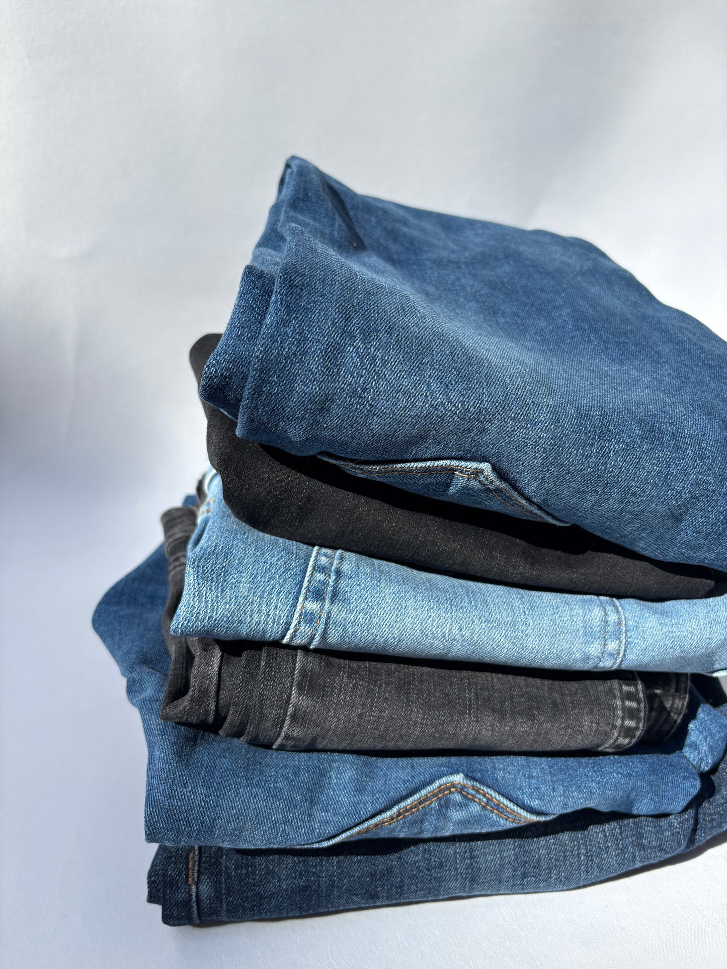 Denim Fabric, Jeans Sample, Mixed Bundle