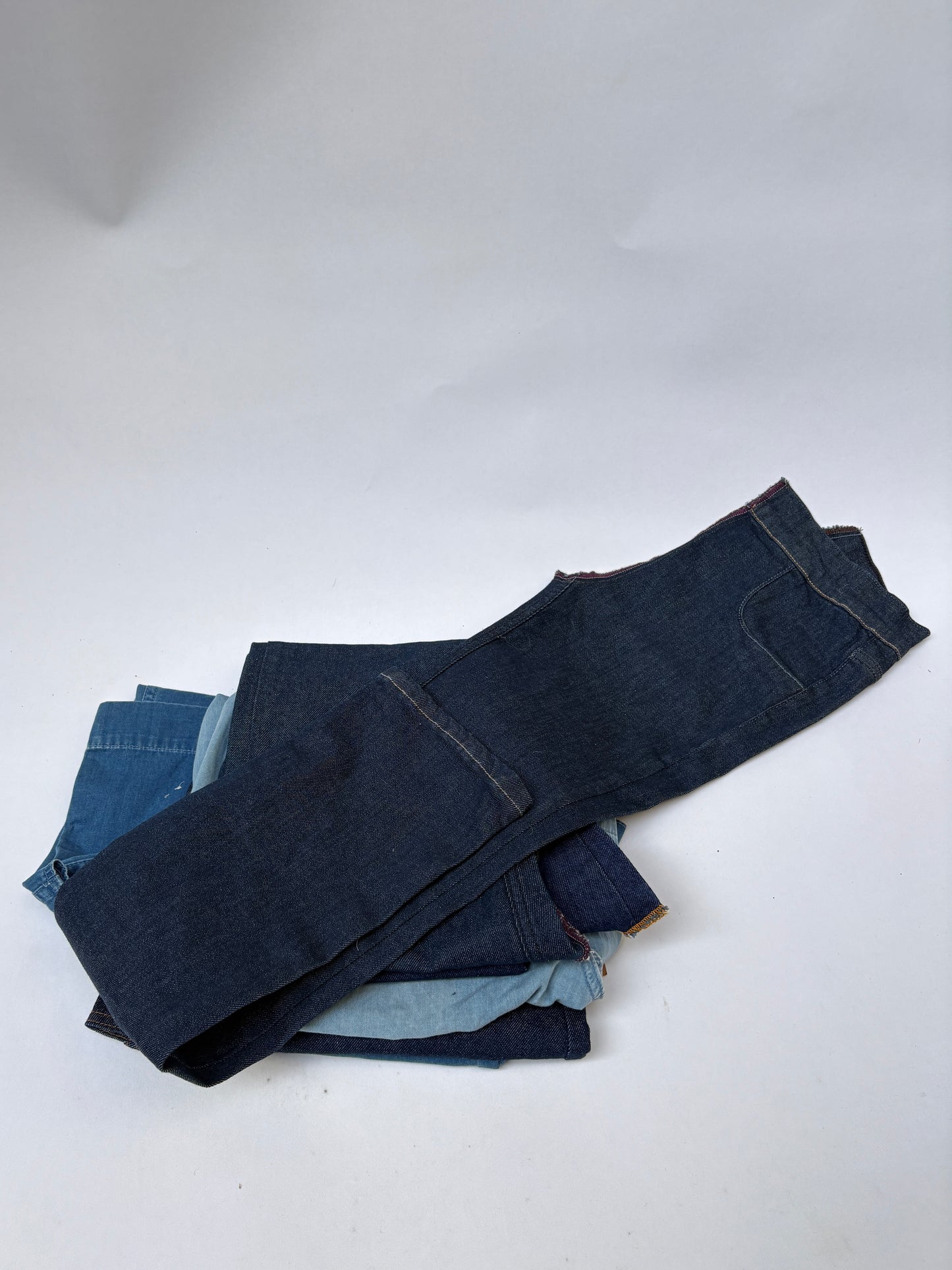 Denim Fabric, Single Leg Jeans, Mixed Bundle