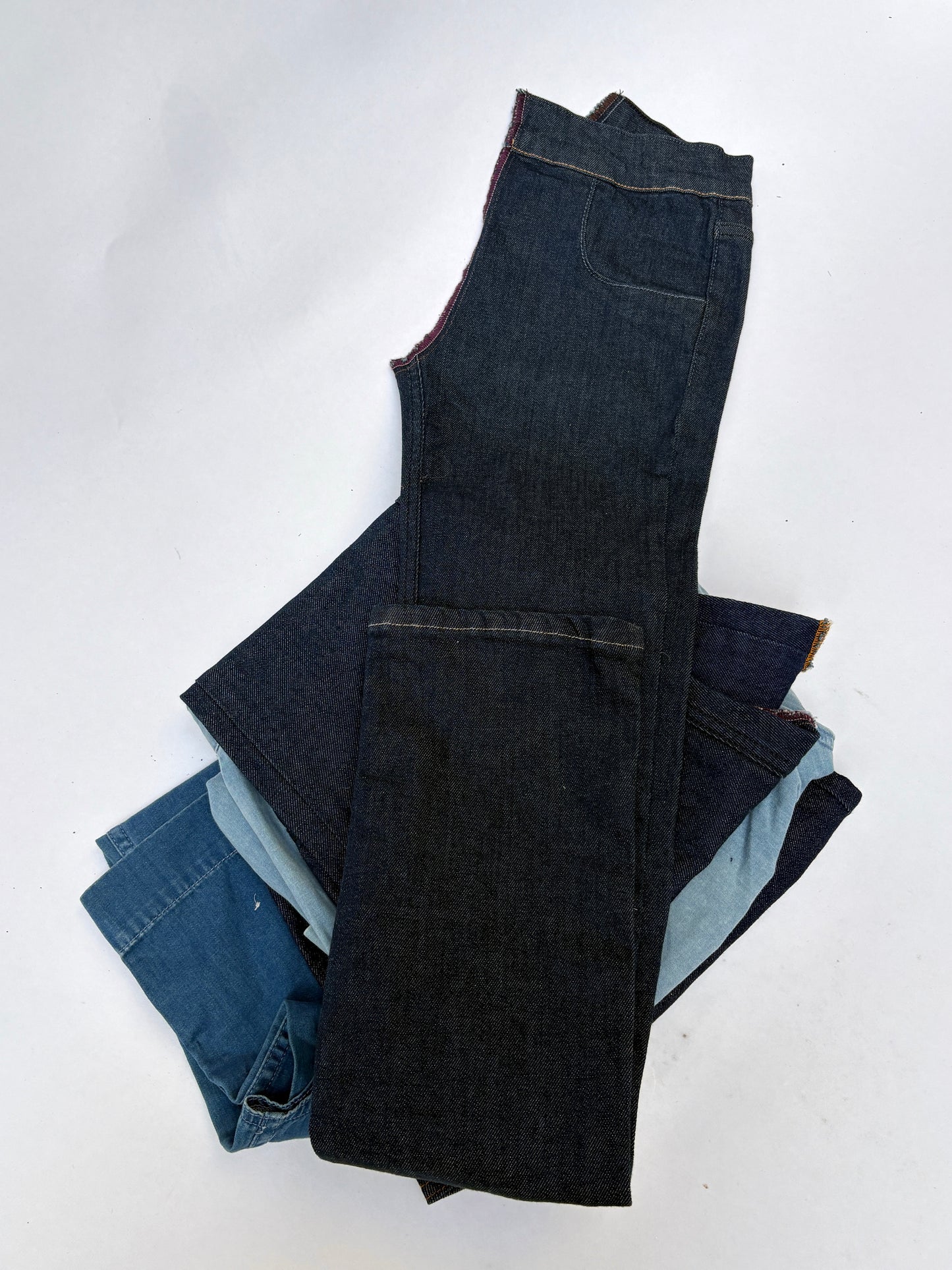 Denim Fabric, Single Leg Jeans, Mixed Bundle