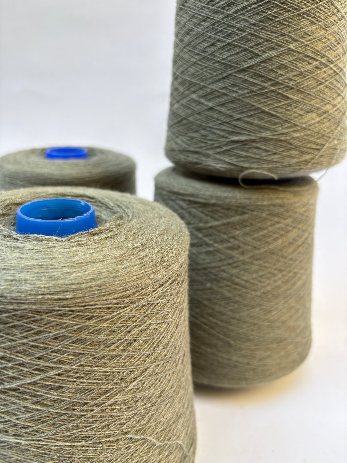 Yarn Cones, Wool, Moss
