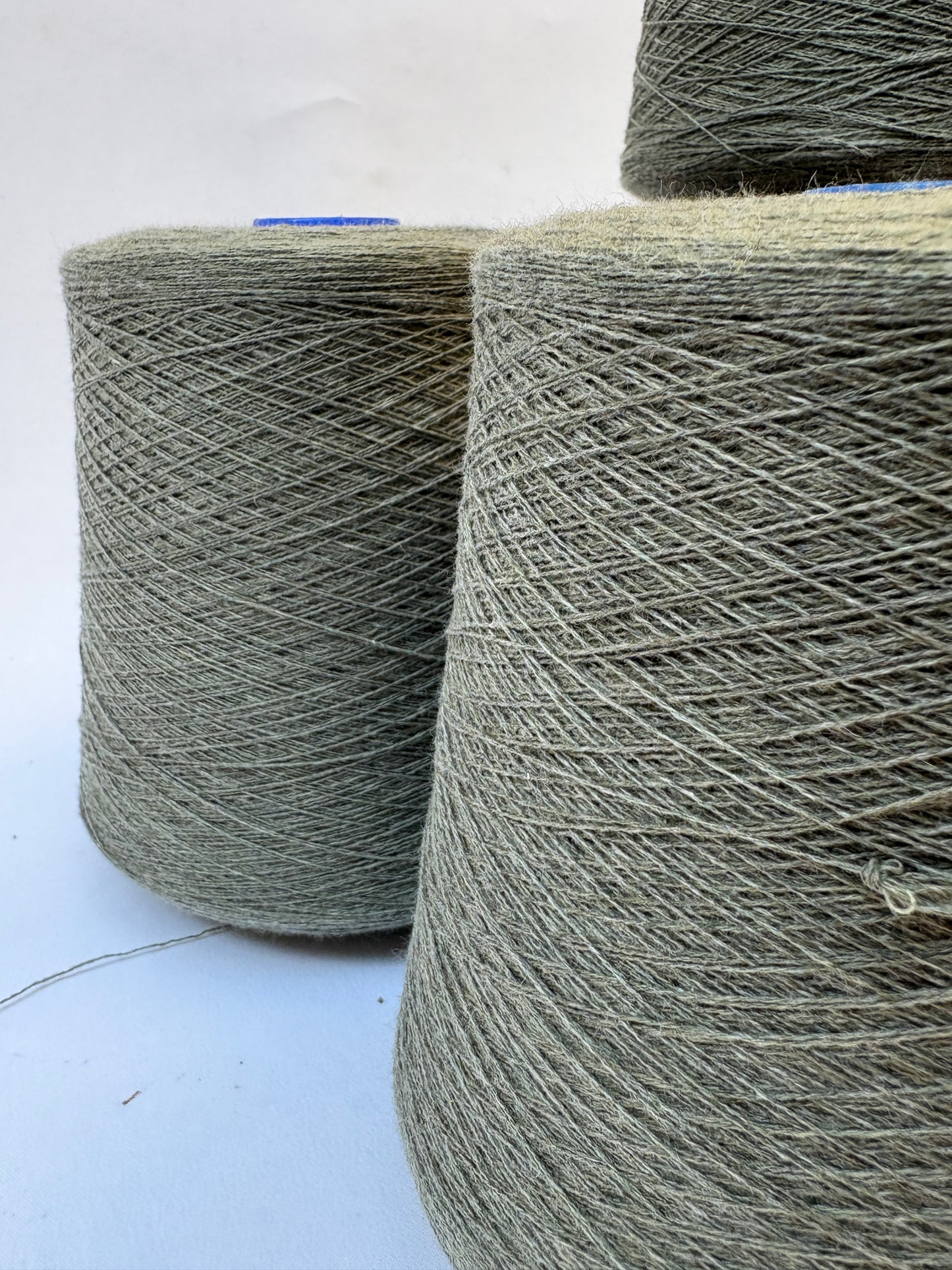 Yarn Cones, Wool, Moss