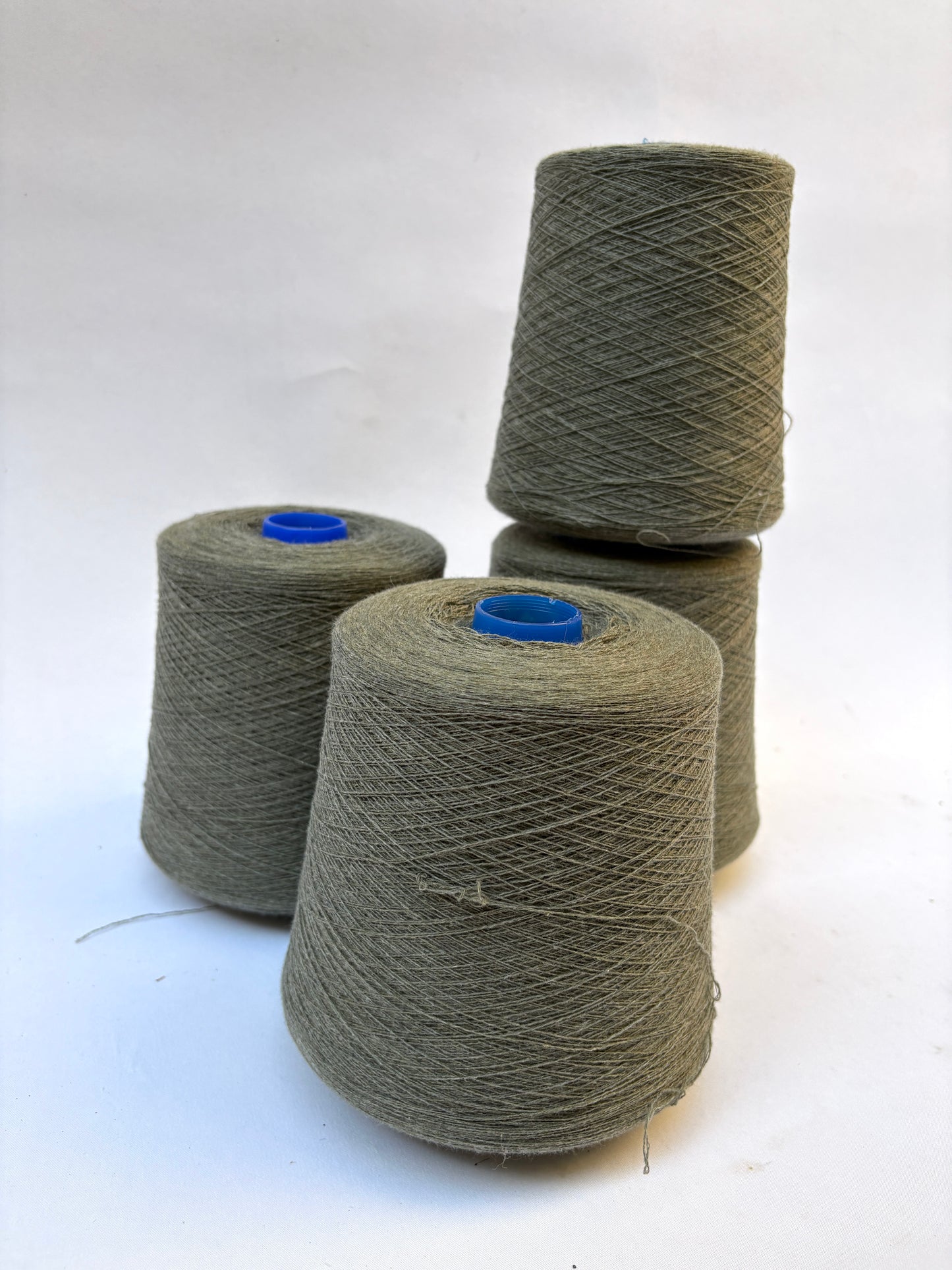Yarn Cones, Wool, Moss
