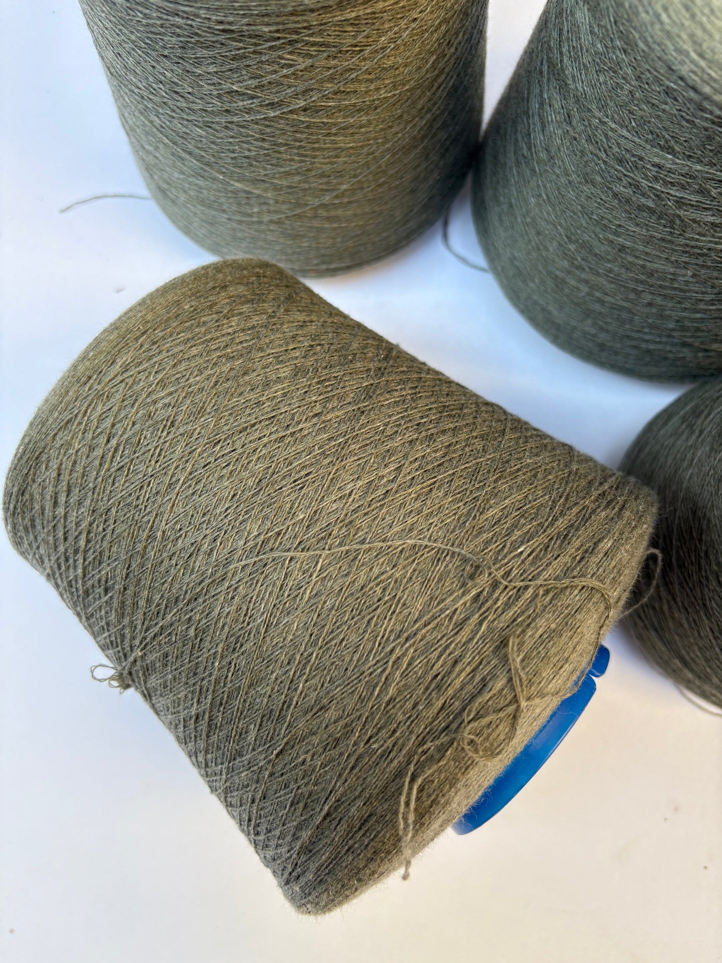 Yarn Cones, Wool, Moss