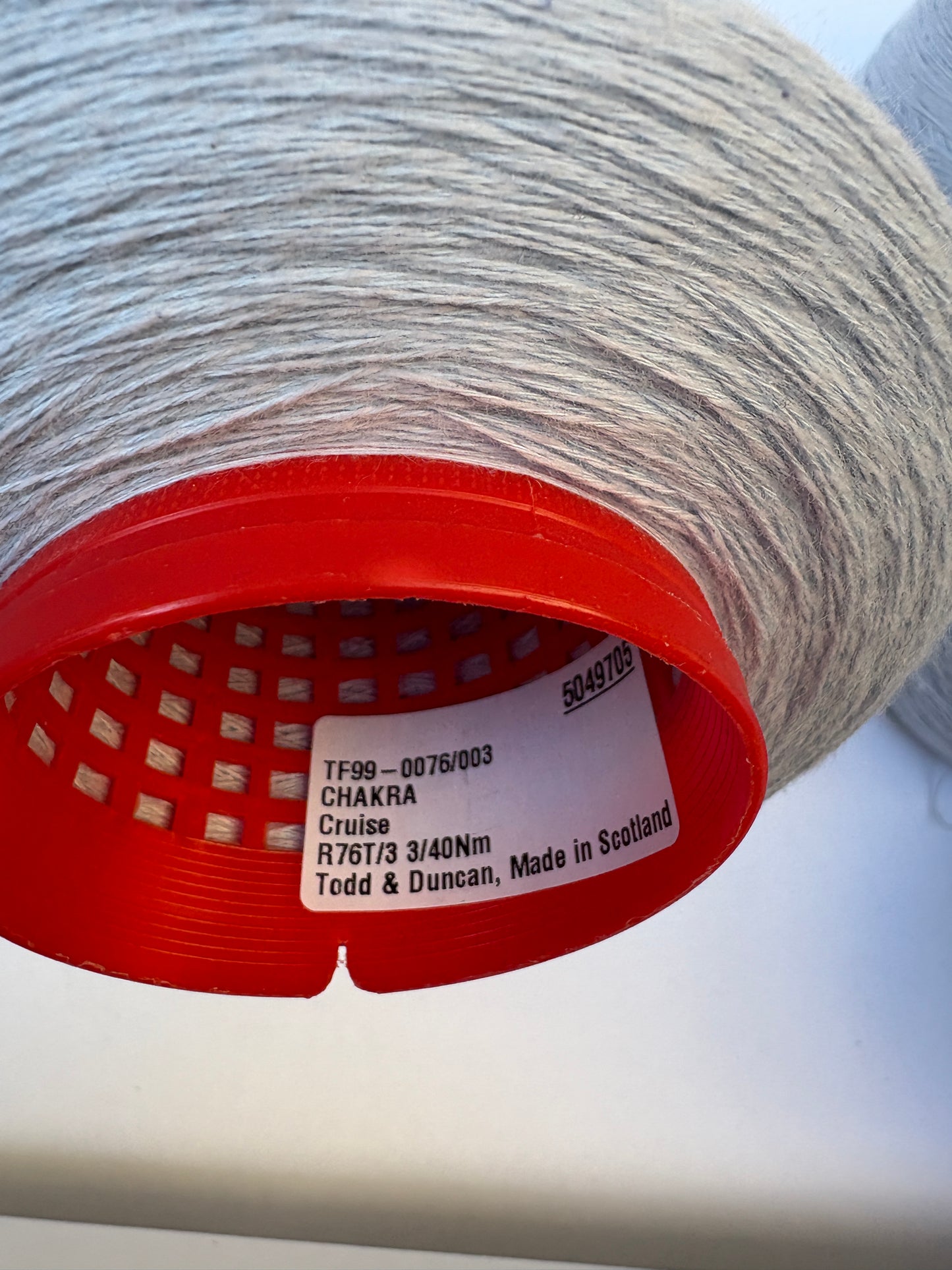 Yarn Cones, Wool, Baby Blue