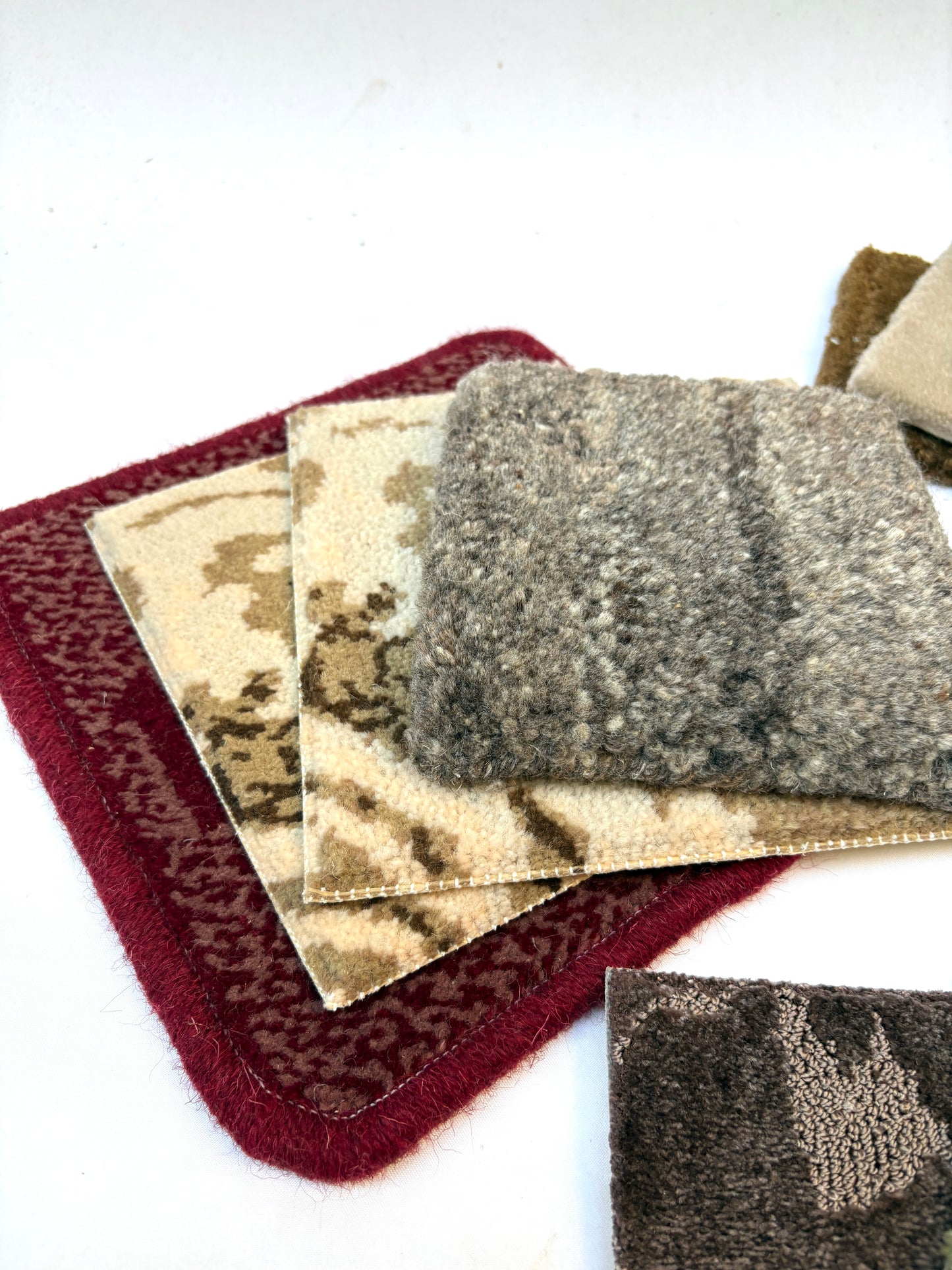 Rug Sample, Small Pieces, Colourful, Mixed Bundle