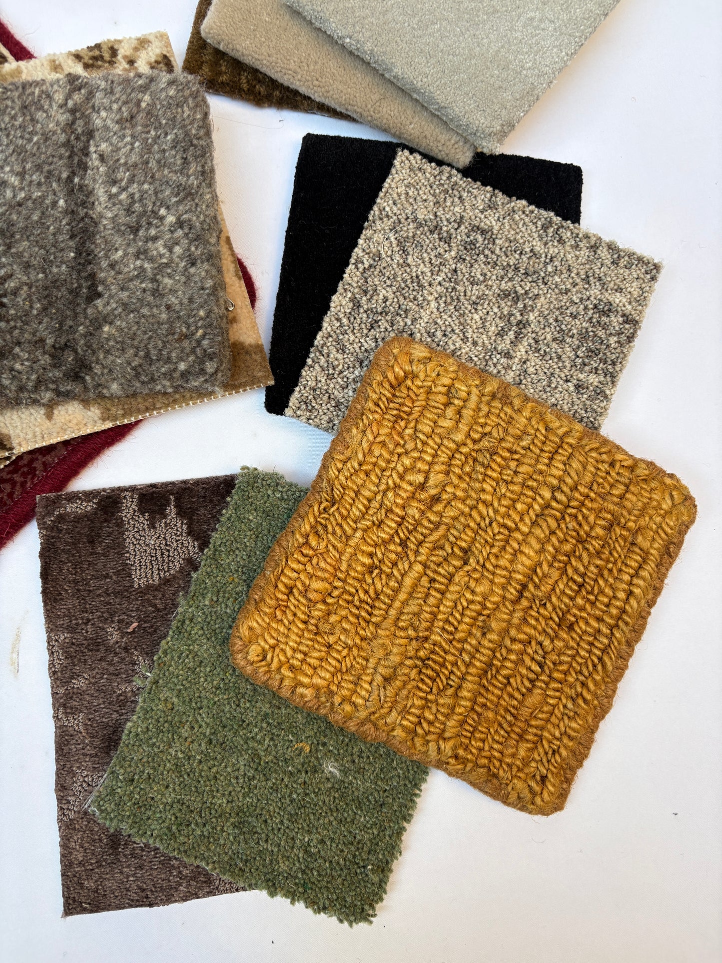 Rug Sample, Small Pieces, Colourful, Mixed Bundle