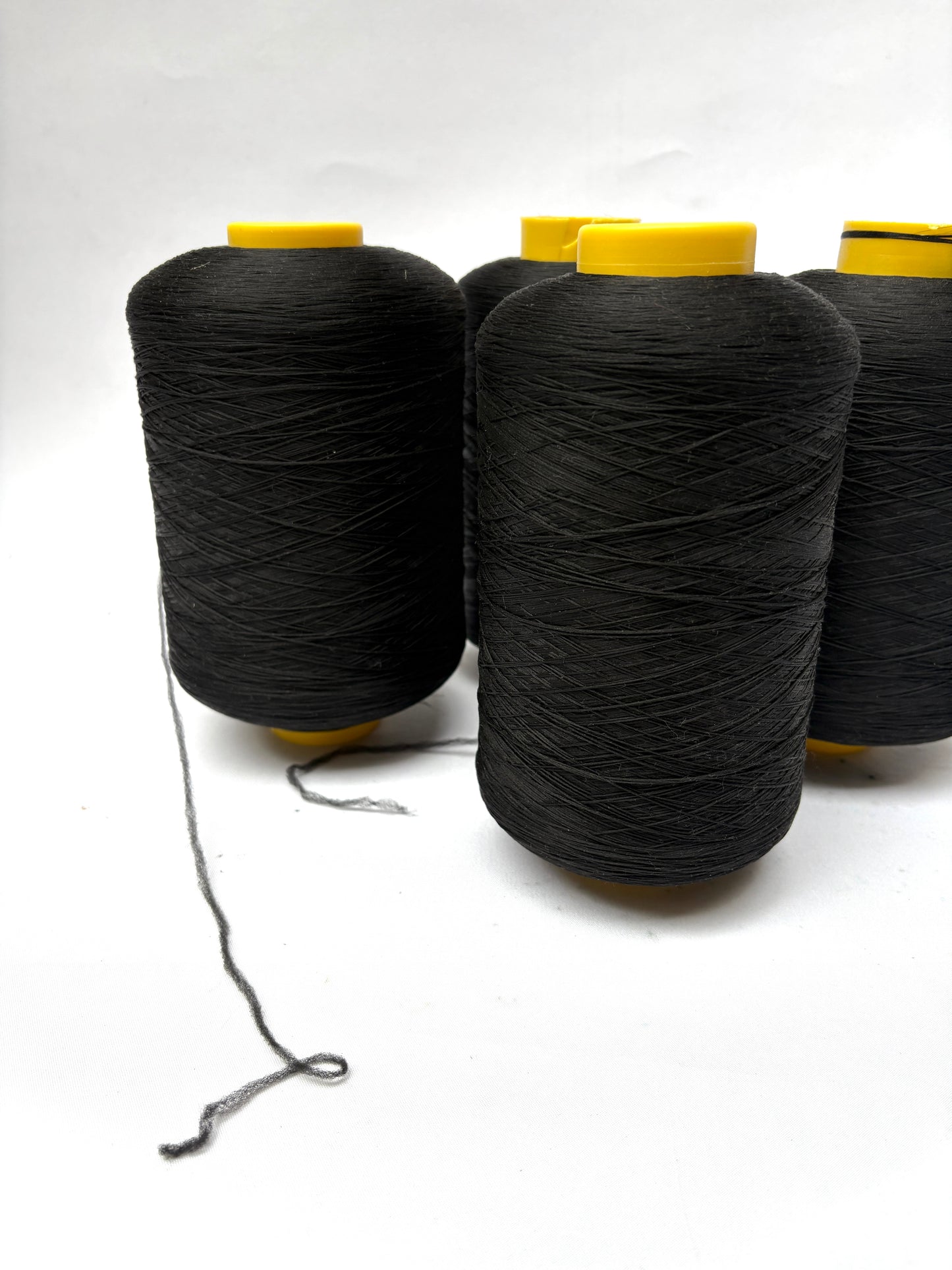 Yarn Cones, Black, Synthetic