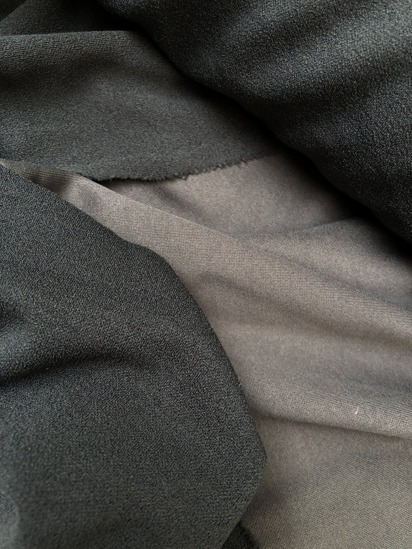 Fabric, Textured, Jersey, Dark Green, End of Roll