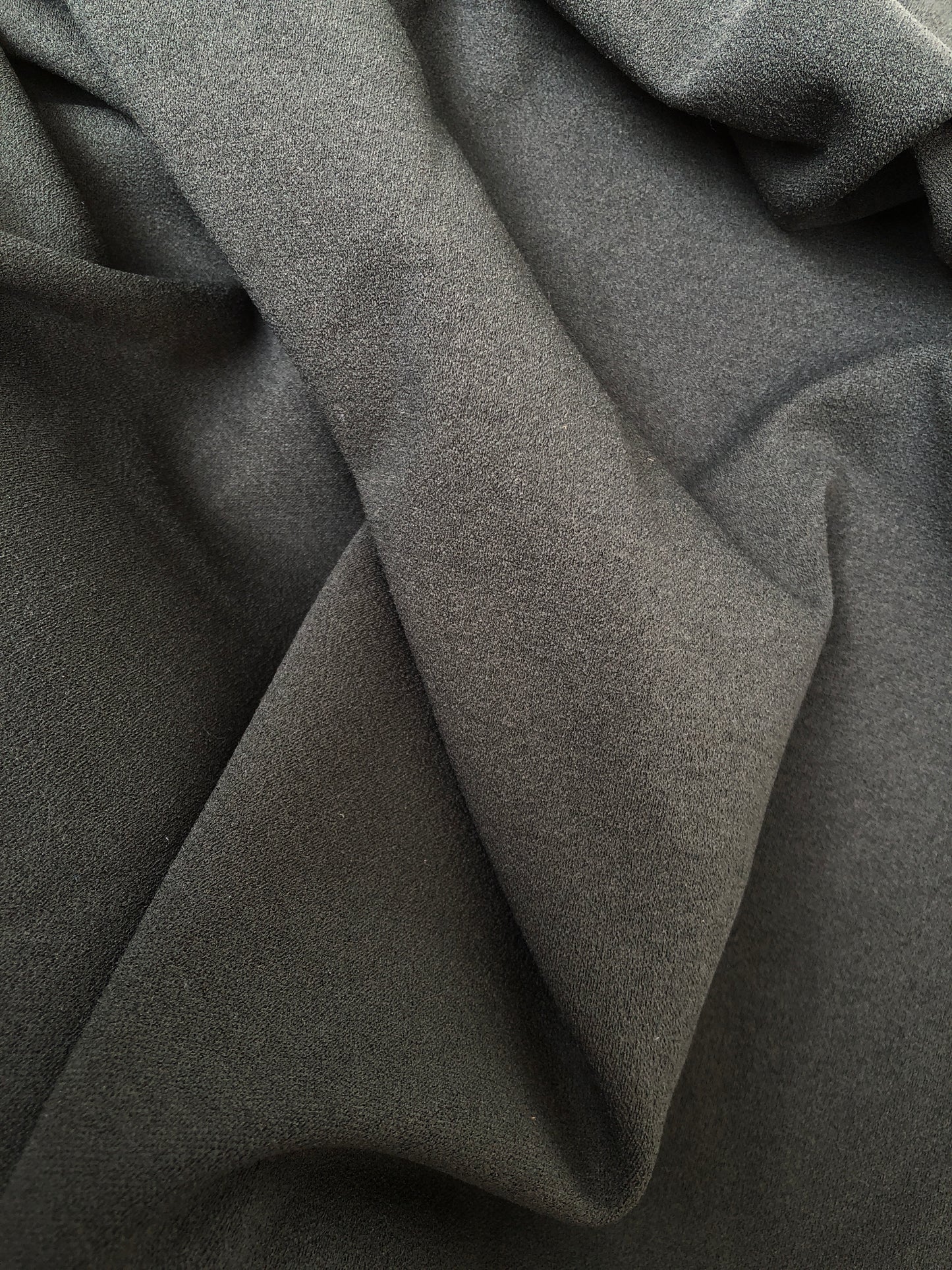 Fabric, Textured, Jersey, Dark Green, End of Roll