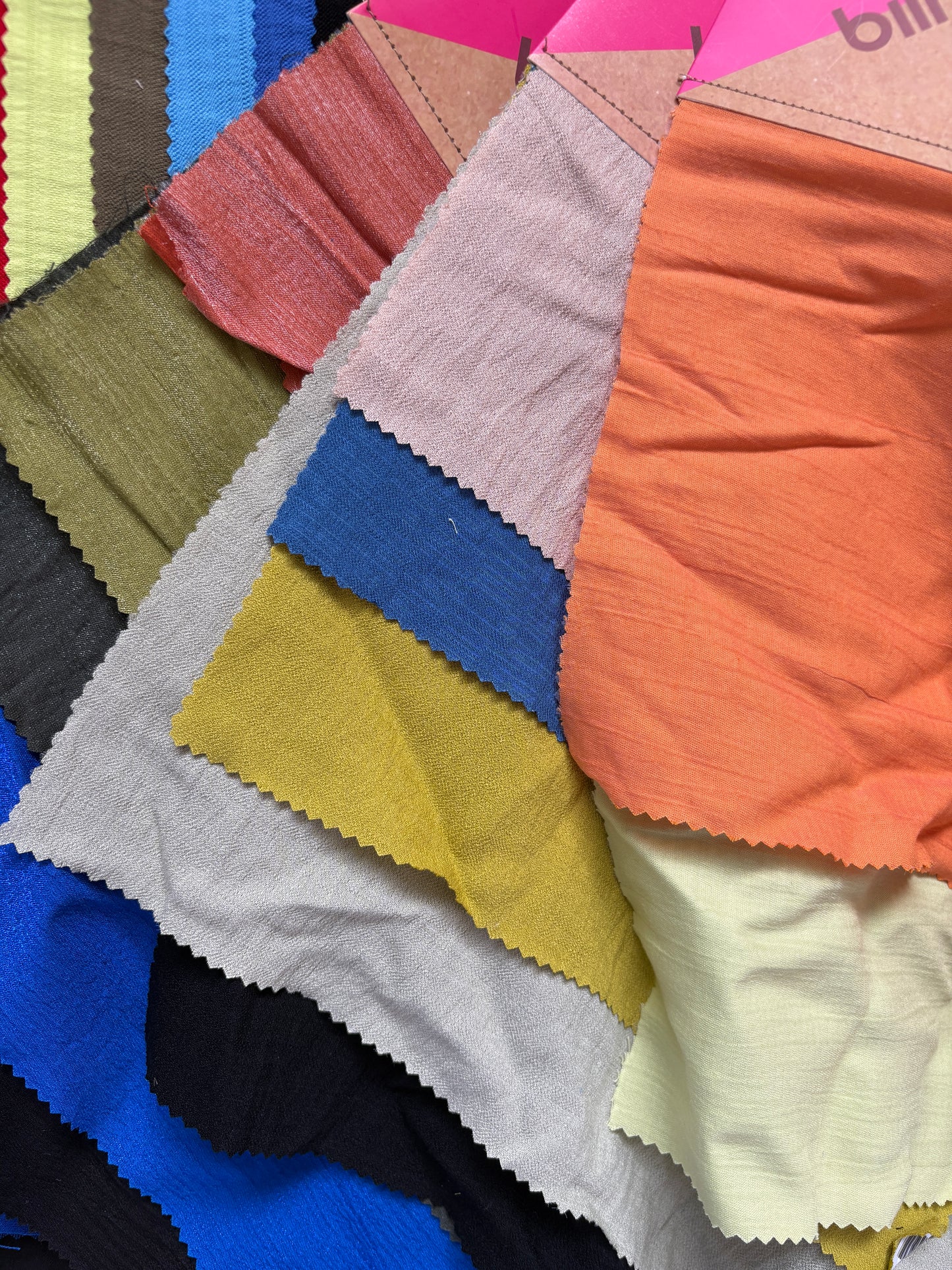 Fabric Sample Set, Colourful, Mixed Bundle