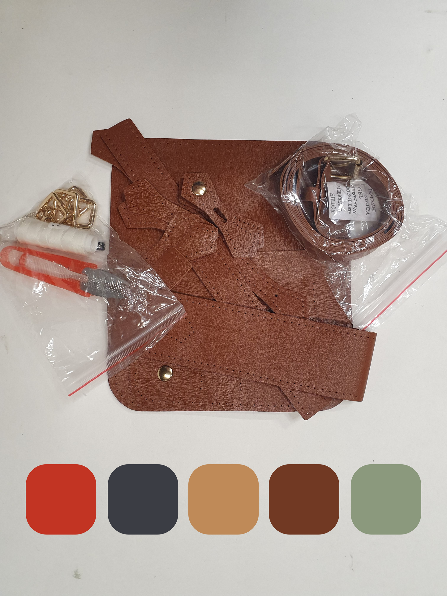 Bag DIY Kit, Cross Body Bag, Choose-your-colour