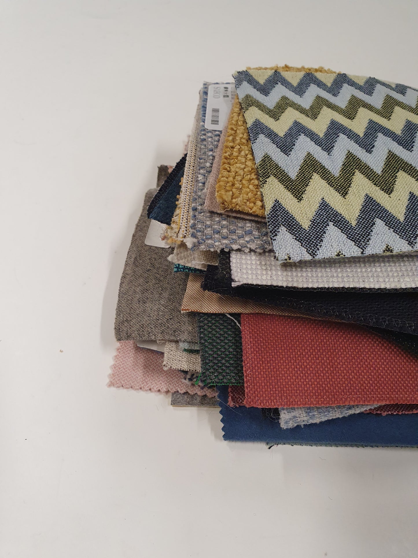 Fabric Swatches, Mixed Colours