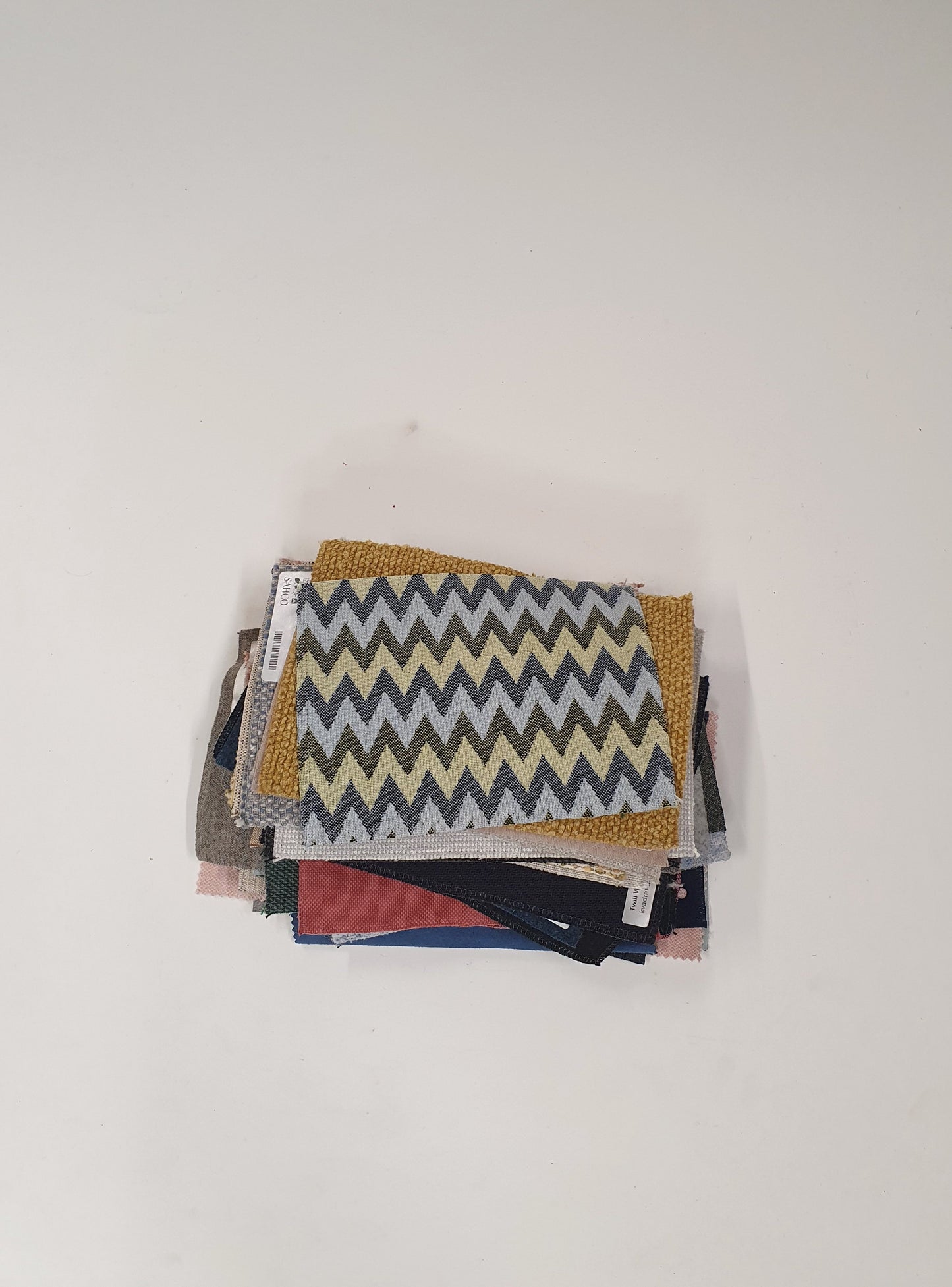 Fabric Swatches, Mixed Colours