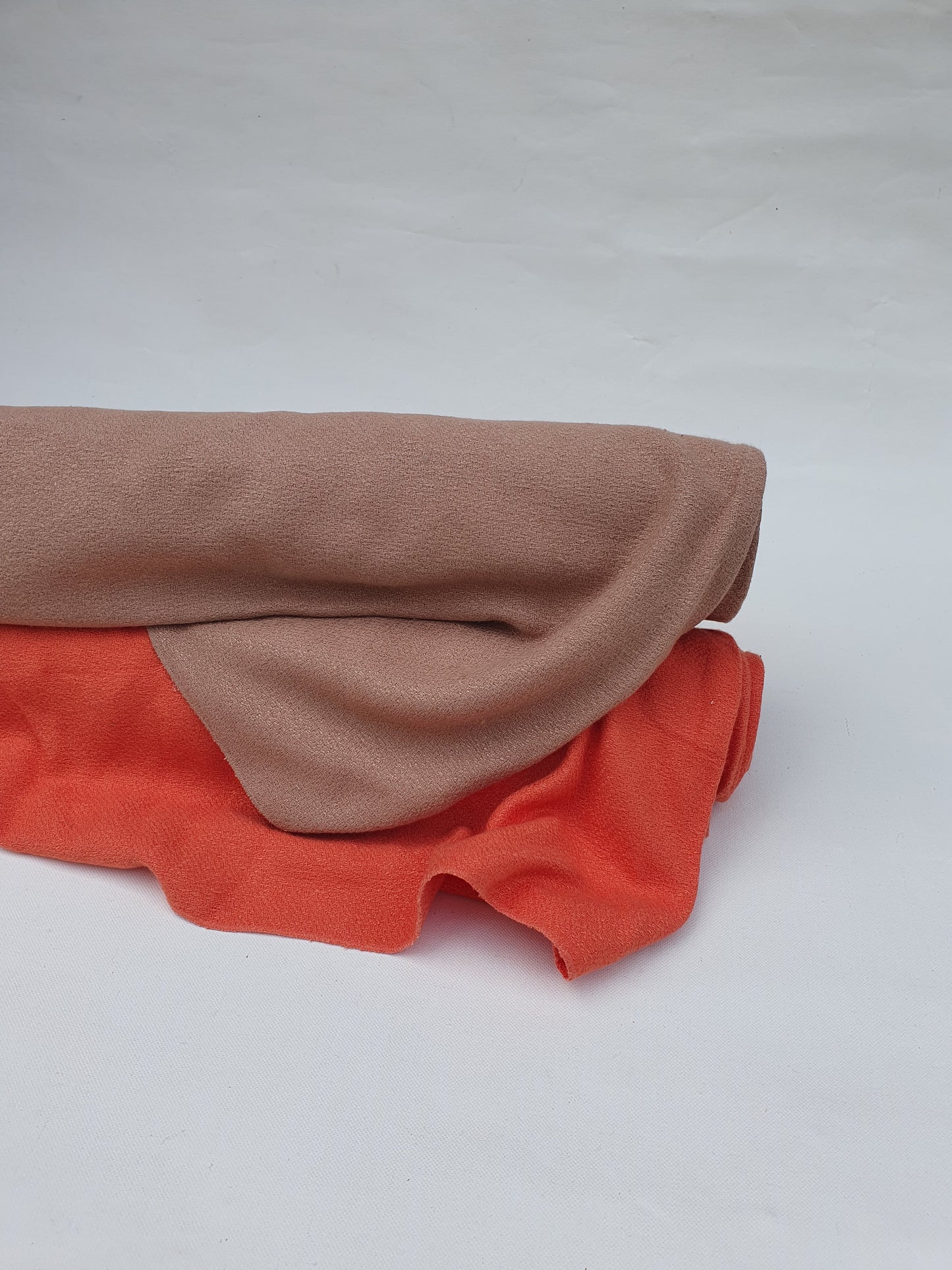 Fabric, Medium Weight, Natural Fibre, Orange/ Brown